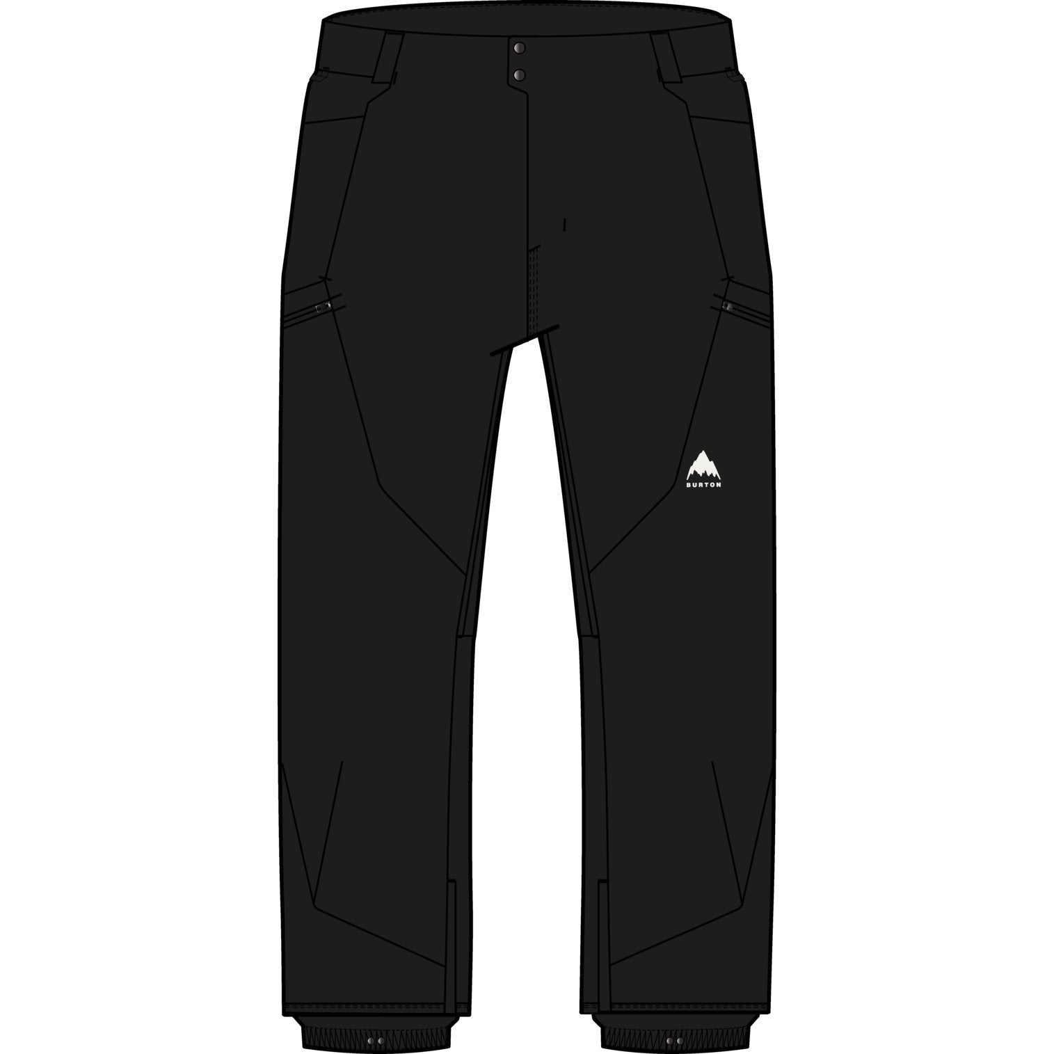 Mens Reserve Gore-Tex 2L Pants True Black - Image 5