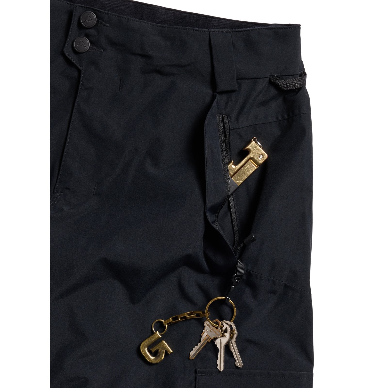 Womens Reserve 2L Baggy Pant True Black - Image 5