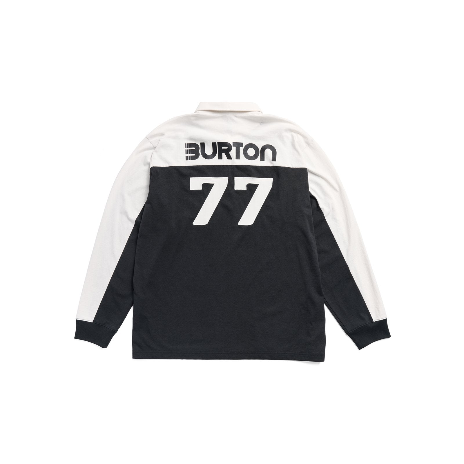 Mens Rugby Shirt True Black / Stout White - Image 5