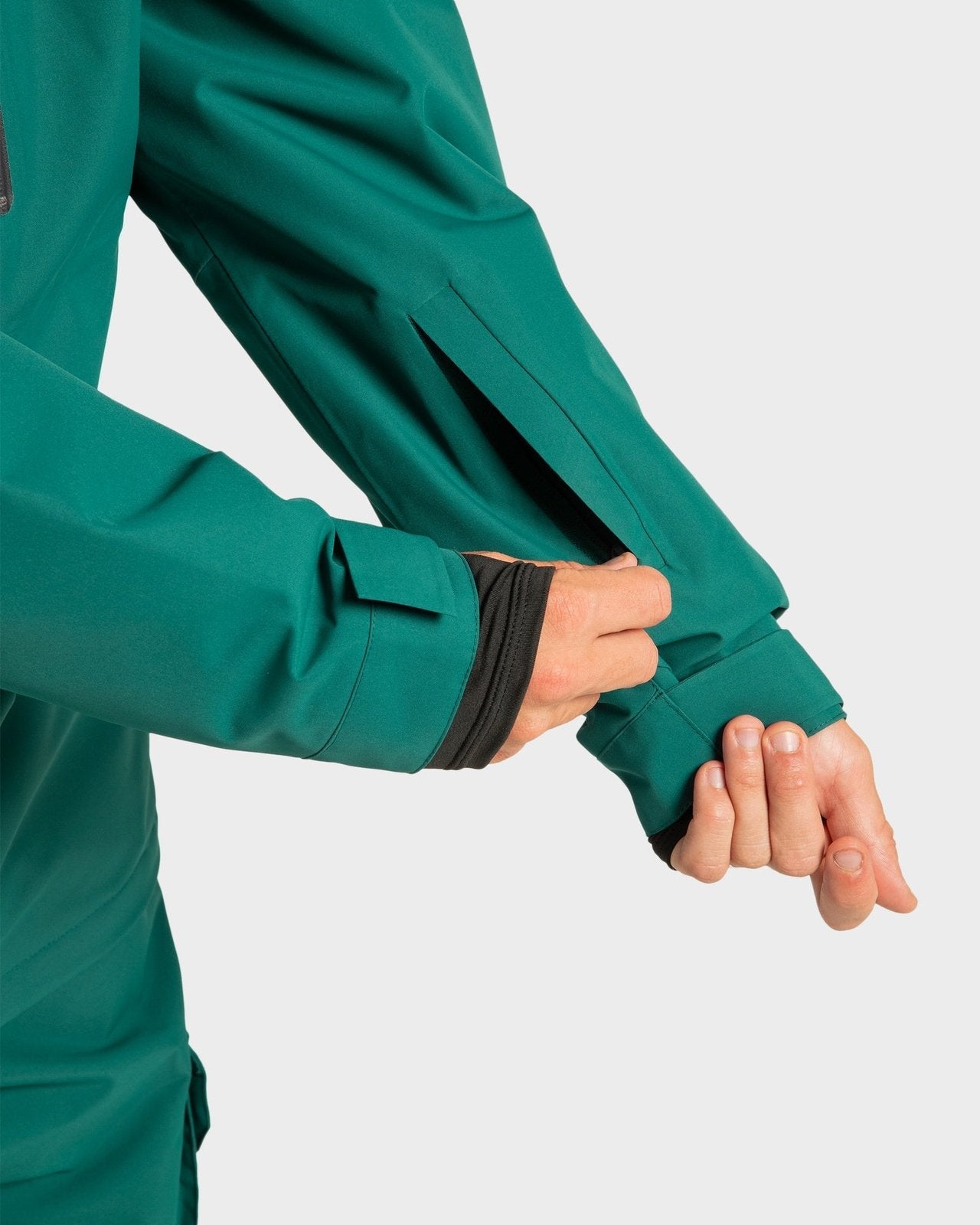 Mens Basis 30K Snowboard Jacket Deep Teal - Image 5