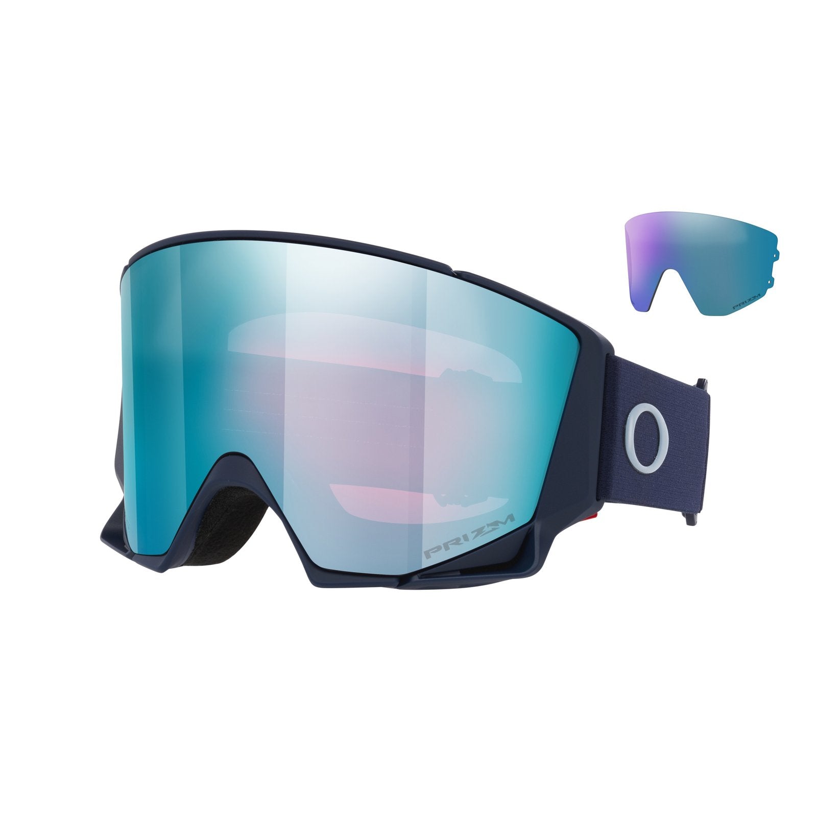 Flow Scape L (Low Bridge Fit) Snow Goggle Abyss Blue - Prizm Snow Sapphire Iridium Lens w/ Prizm Snow Iced Iridium Lens - Image 5