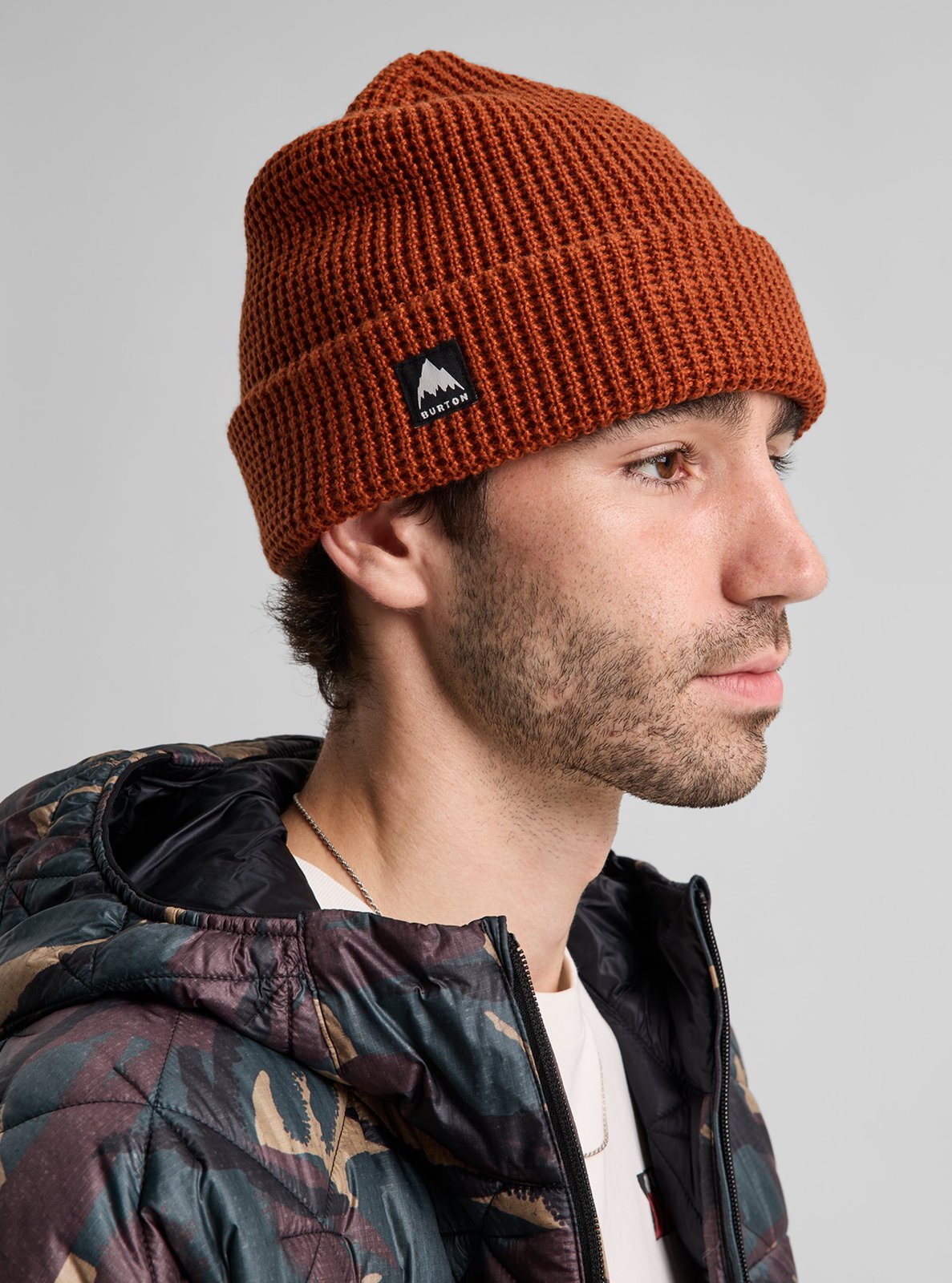 Recycled Waffle Beanie Spiced Chai - Image 5