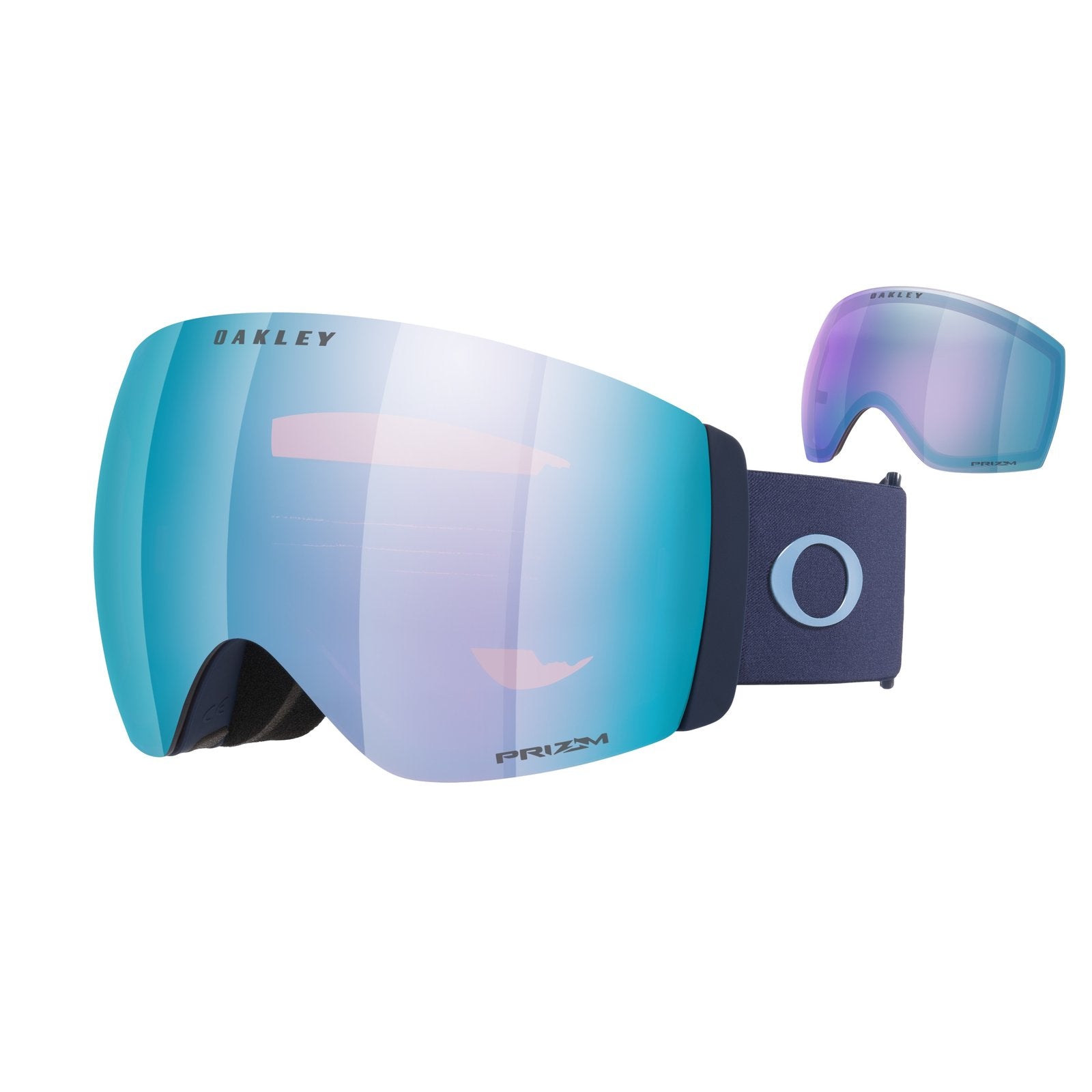 Flight Deck Pro L (Low Bridge Fit) Snow Goggle Abyss - Prizm Snow Sapphire Iridium Lens w/ Prizm Snow Iced Iridium Lens - Image 5