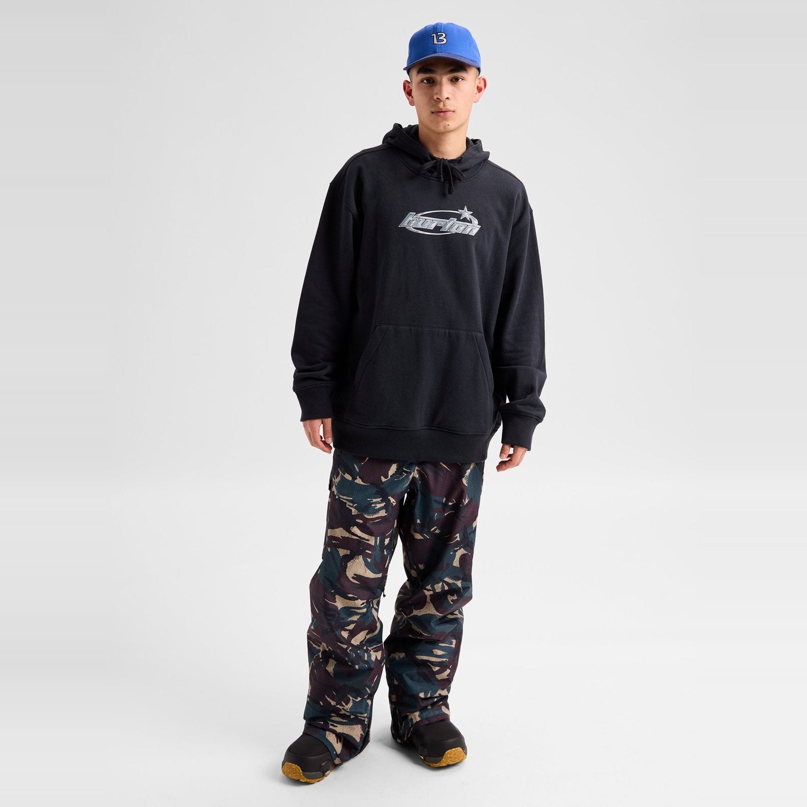 Blossom 27 Pullover Hoodie True Black - Image 5