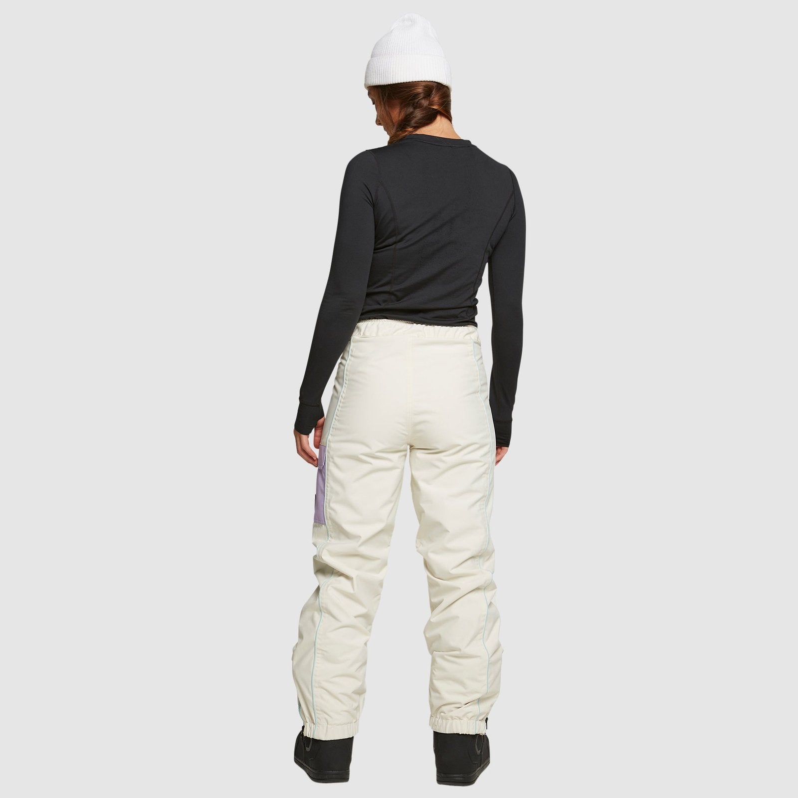 Womens She Ripz Snow Pants Snow White - Image 5