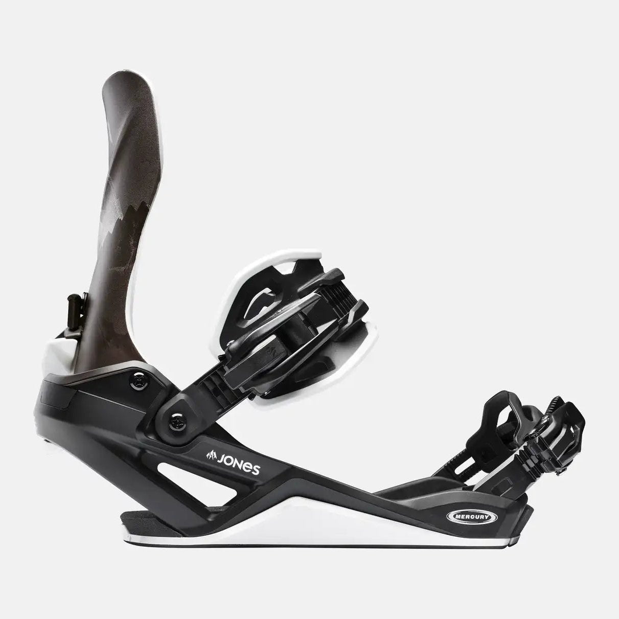 Mens Mercury FASE Snowboard Bindings Black / Silver - Image 6
