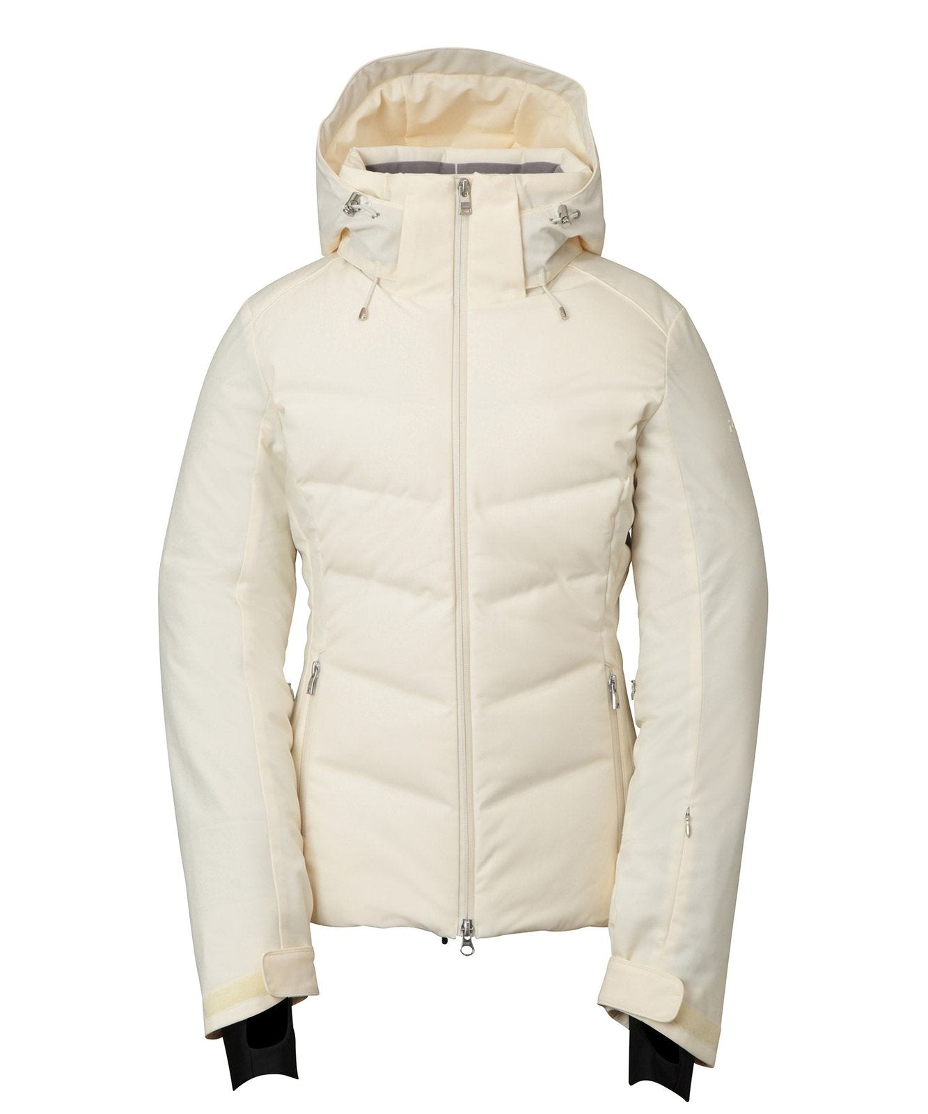 Womens Seamless Down Jacket Off White - Image 6