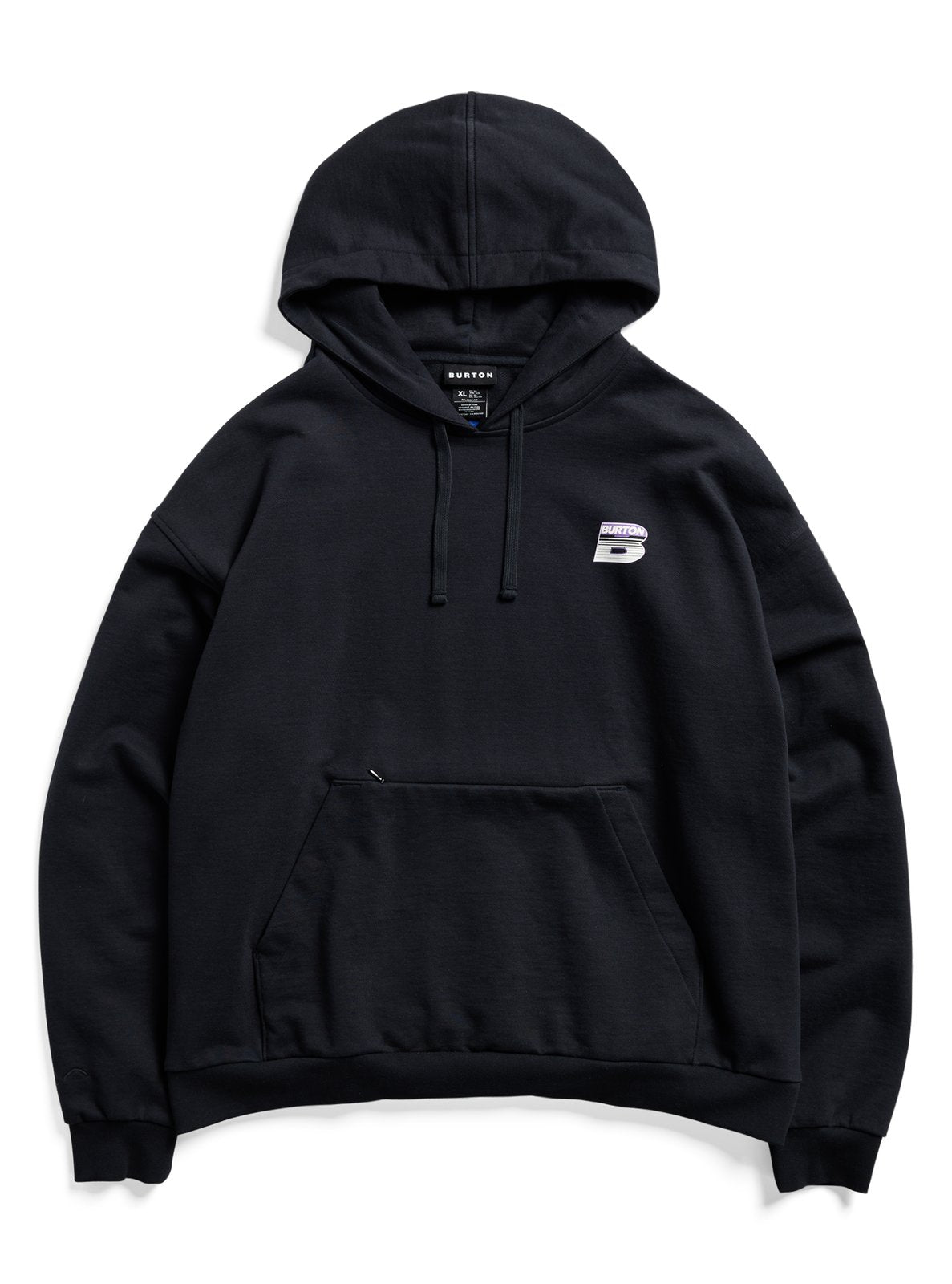 Mens Standard Pullover Hoodie True Black - Image 6