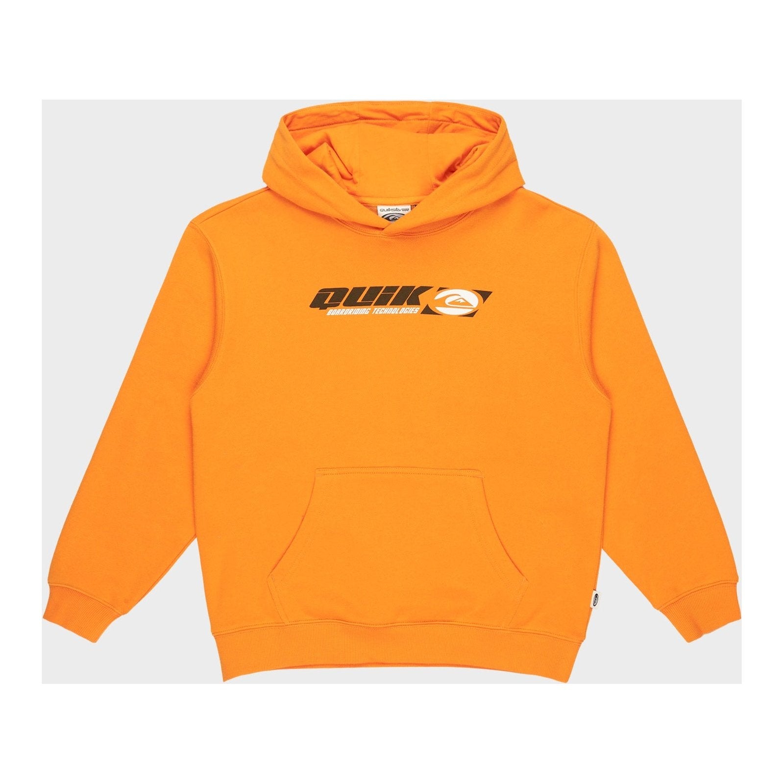 Boys Stencil Pullover Hoodie Orange Pepper - Image 6