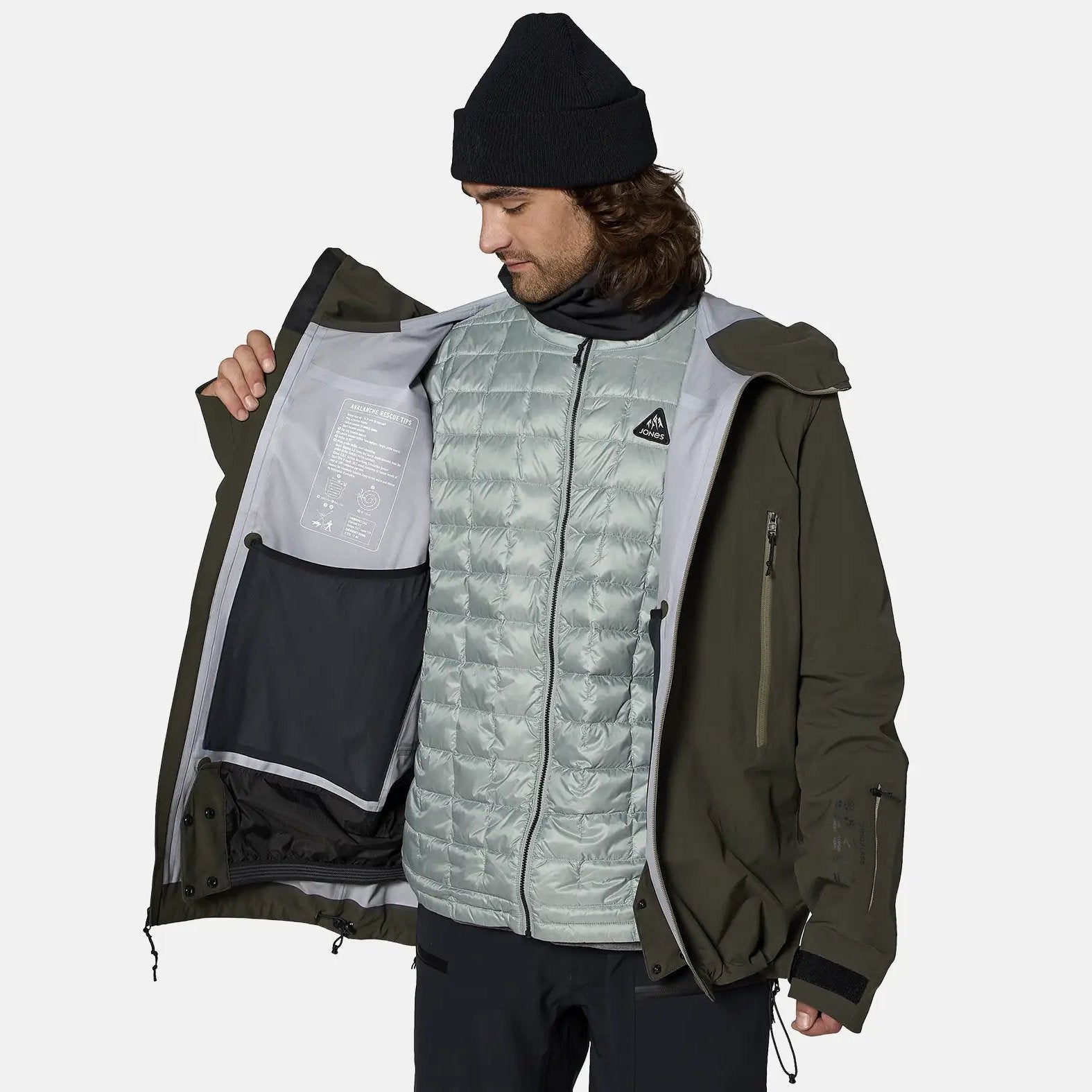 Mens Further 3L Stretch Jacket Midnight - Image 6