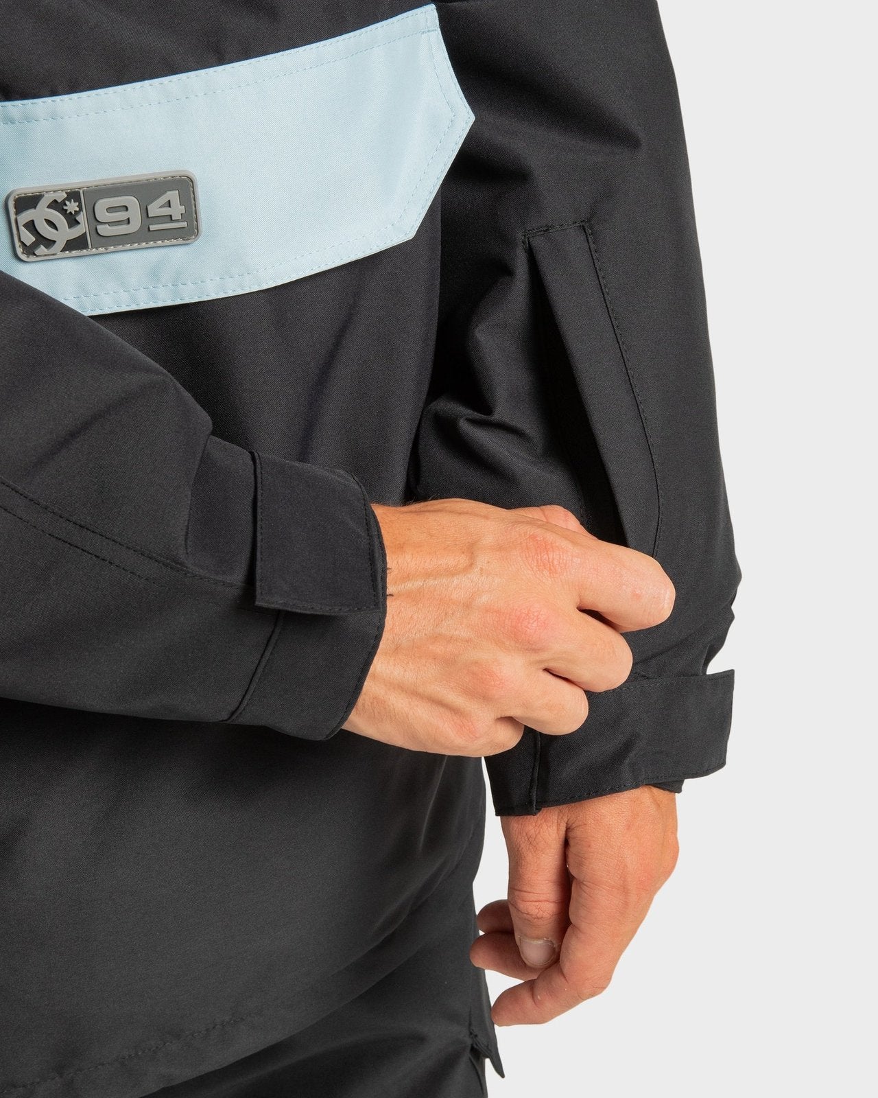 Mens -43 Snowboard Jacket Black - Image 6