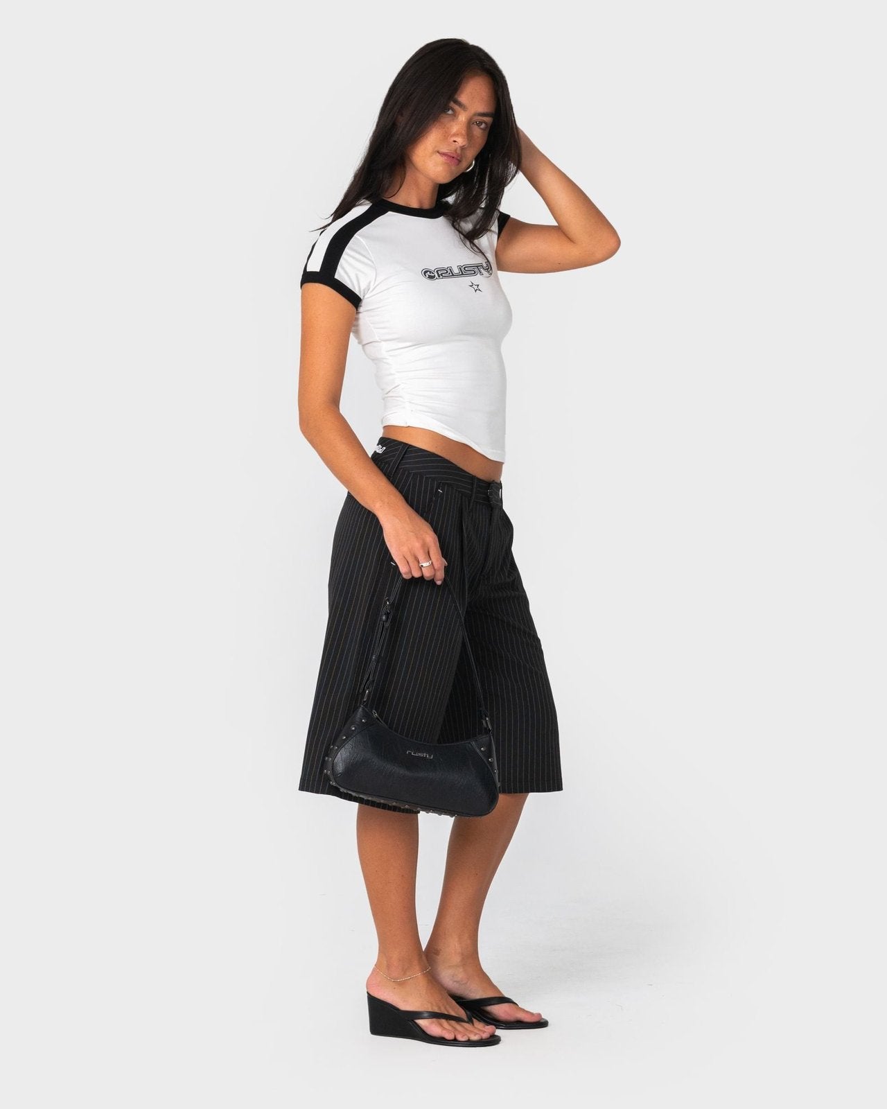 Wild Saint Shoulder Bag Black - Image 6