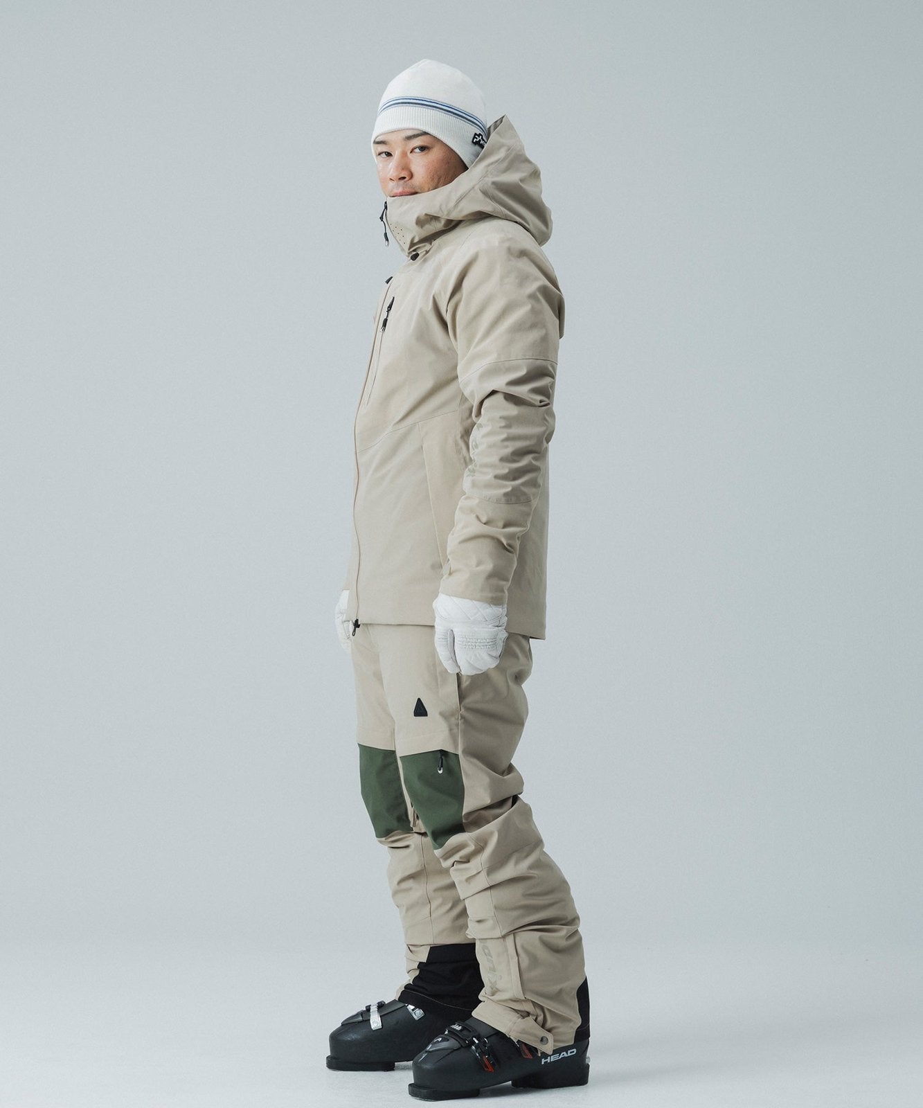 Mens Masters Jacket Beige - Image 6