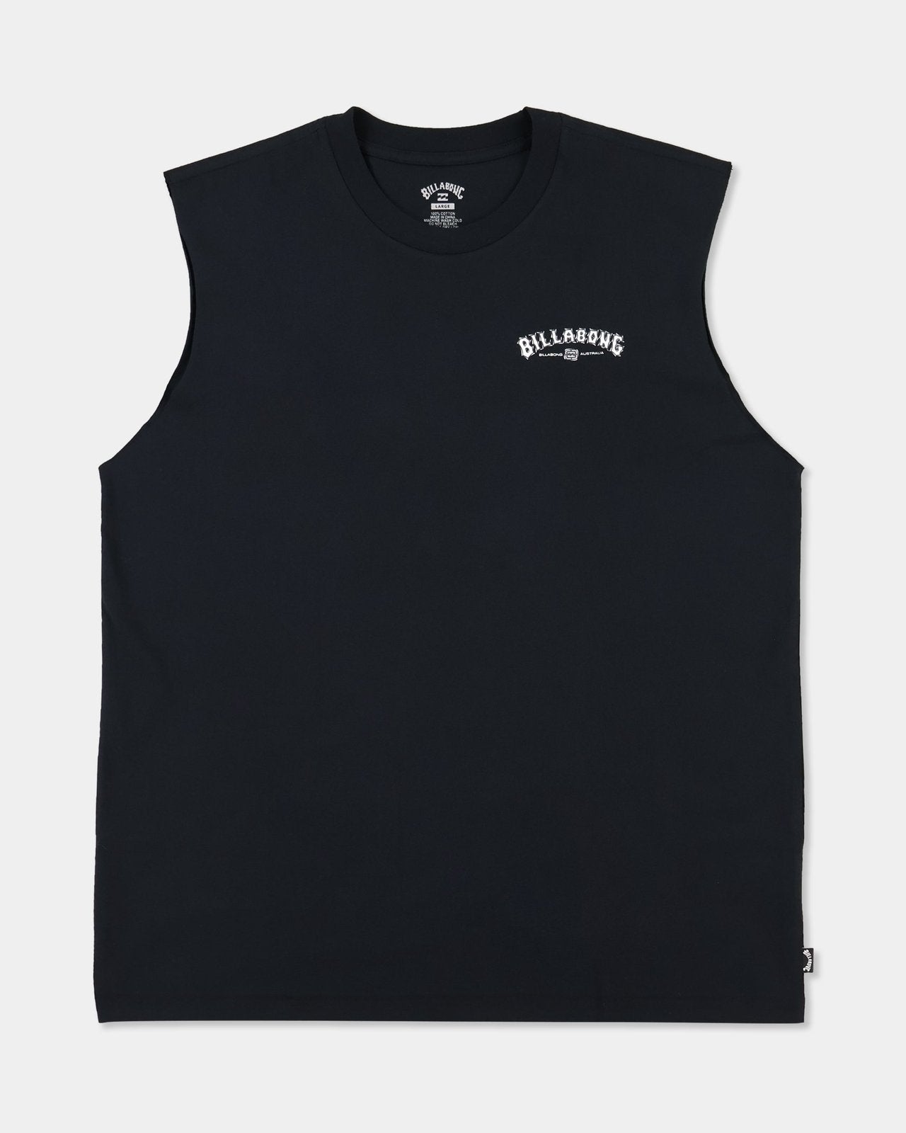 Mens Chrome Arch Muscle Top Black - Image 6