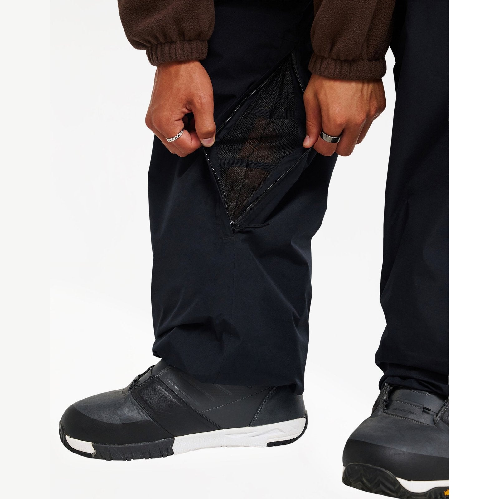 Mens Young Guns Gore-Tex Snow Pants Black - Image 7