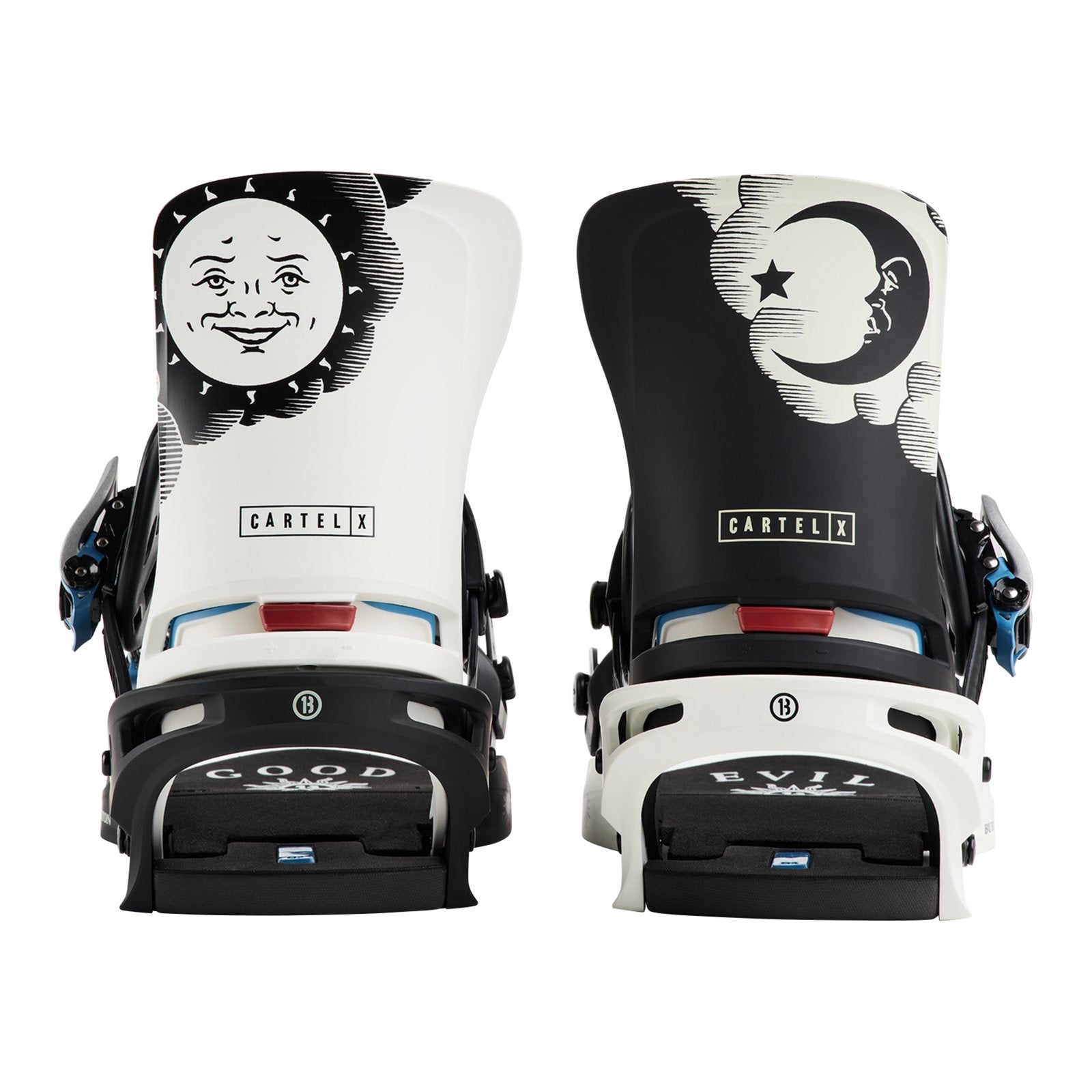 Mens 50th 90's Cartel X Snowboard Bindings - Image 7