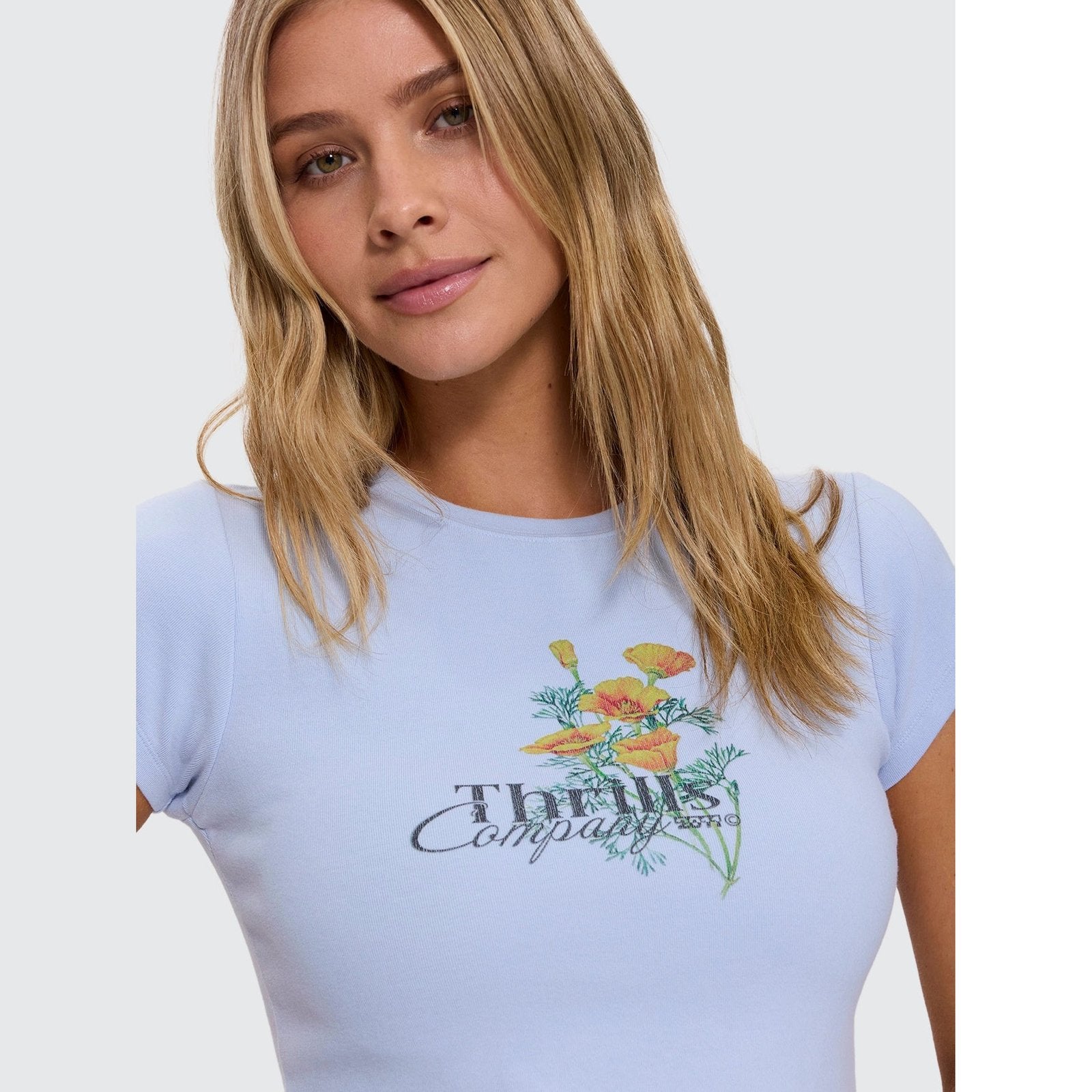 Flowers Of Tomorrow Tee Placid Blue - Image 7