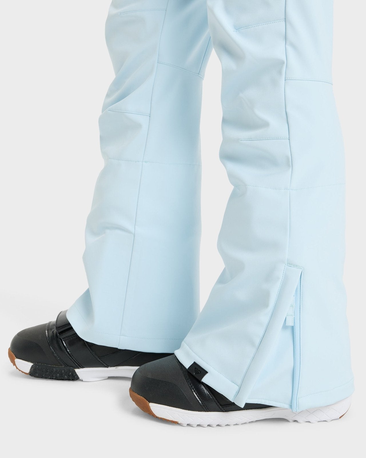Womens Rising High Snowboard Pants Ice Blue - Image 7