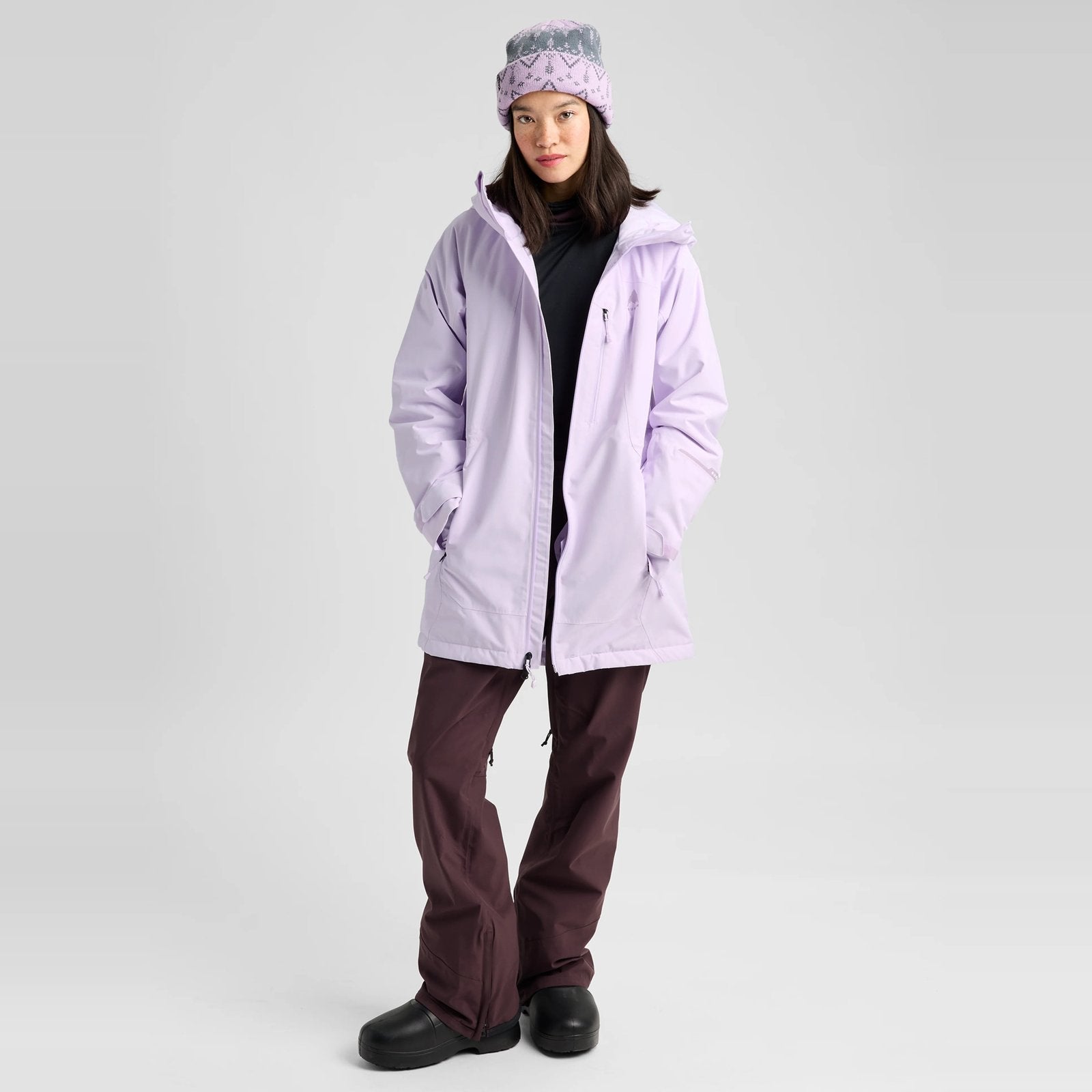 Womens Reserve 2L Insulated Jacket Moondust Purple - Image 7