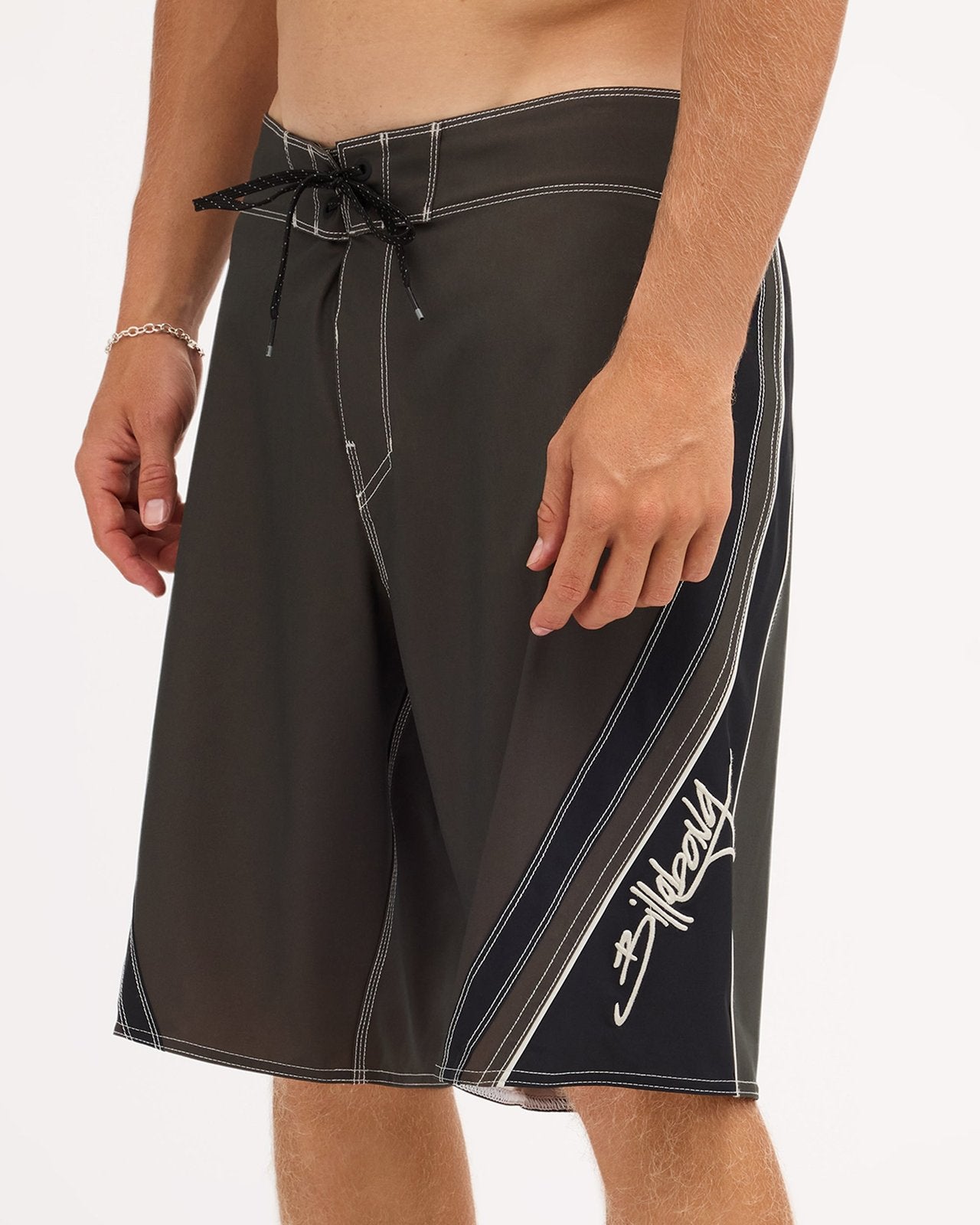 Mens Fluid 2K Pro 21" Board Shorts Dark Brown - Image 7