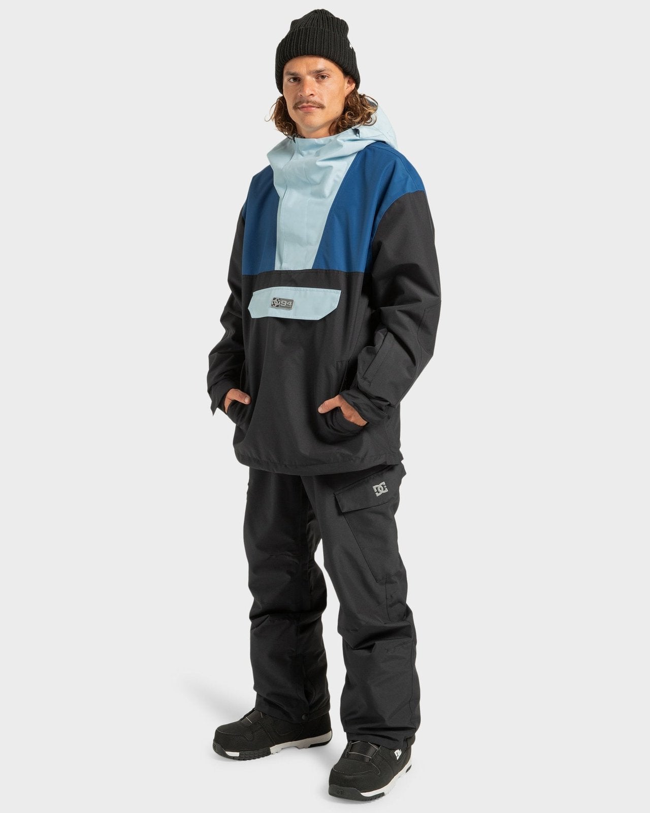 Mens -43 Snowboard Jacket Black - Image 7