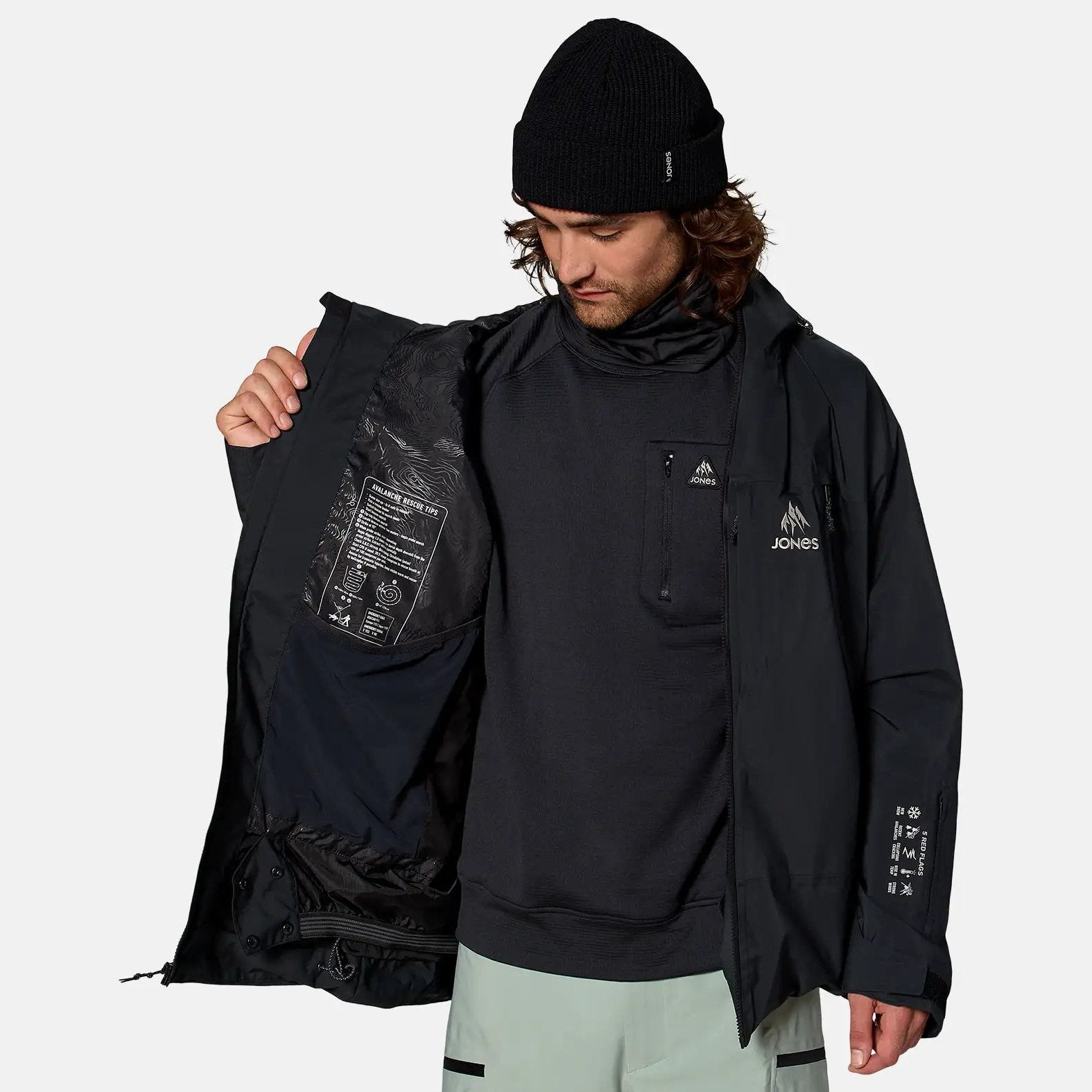 Mens Deeper Gore-Tex Jacket Stealth - Image 7
