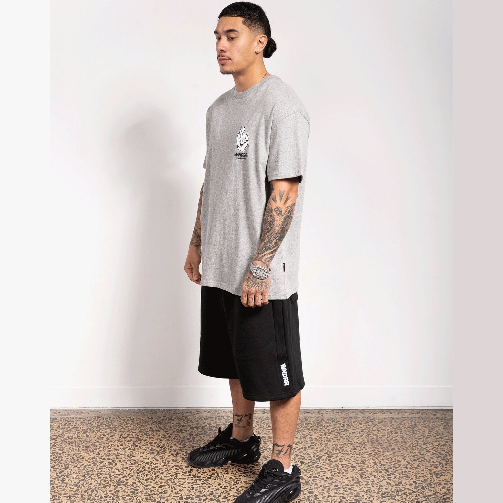 I'm Sure Box Fit Tee Grey Marle - Image 8