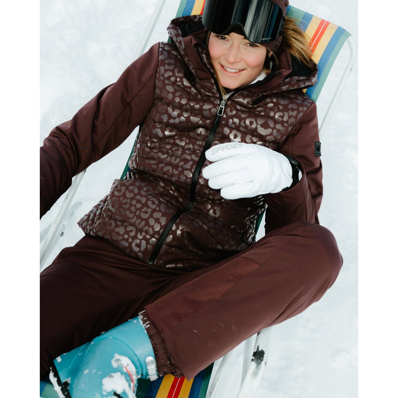 Womens Fuse Pants Mocha - Image 8