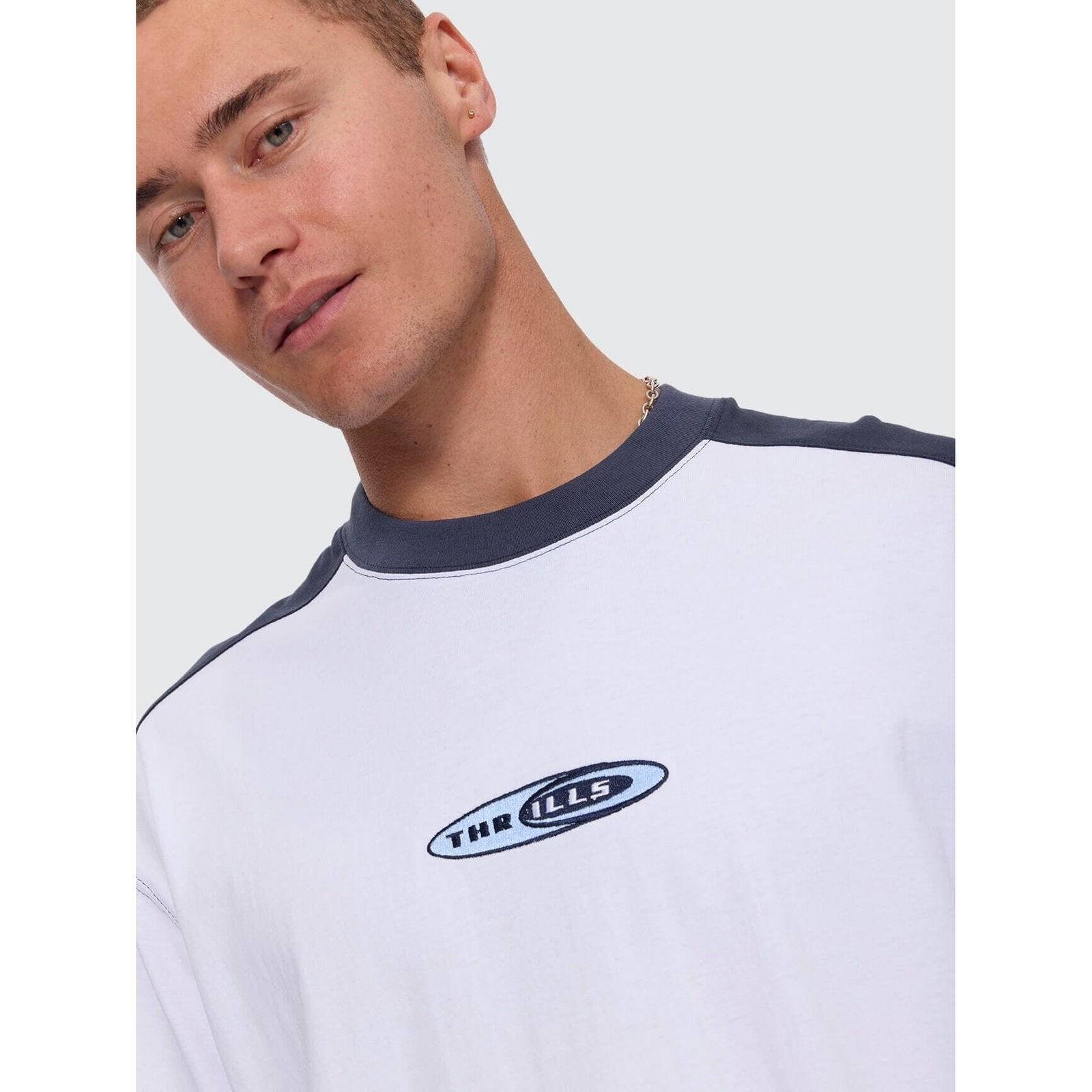 Mad Dogs Box Crop Panel Tee White - Image 8