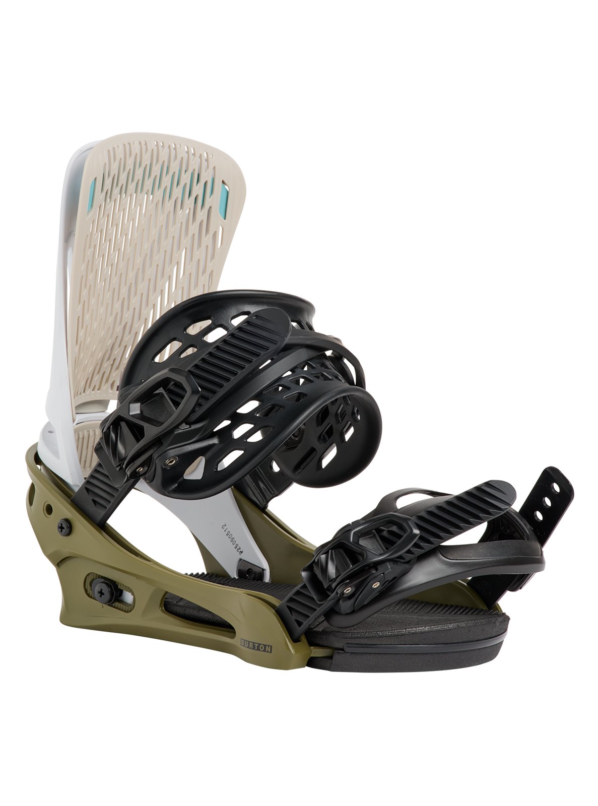 Mens Genesis Re:Flex Snowboard Bindings White / Dried Moss - Image 8