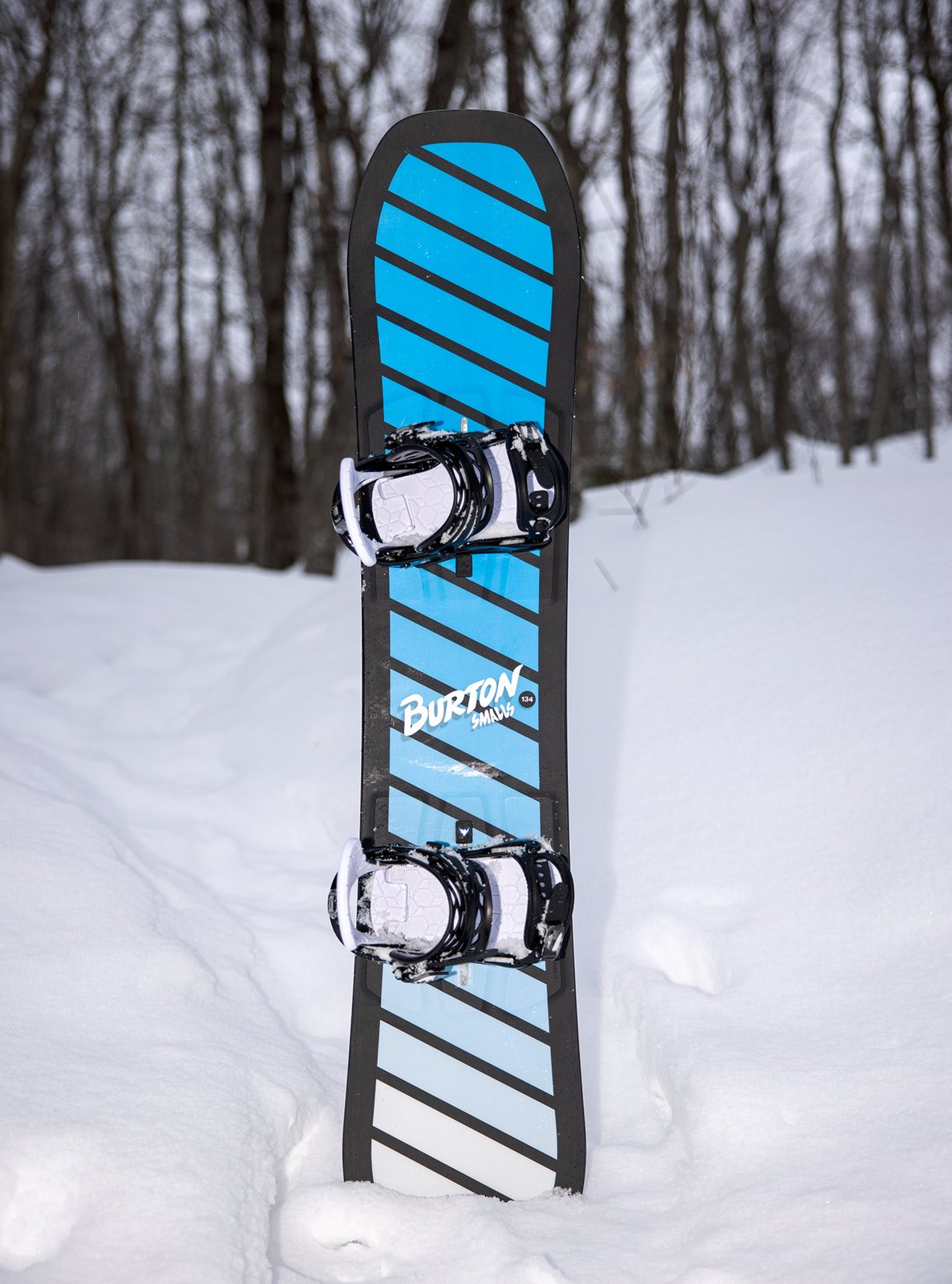 Kids Smalls Flat Top Snowboard Blue - Image 8