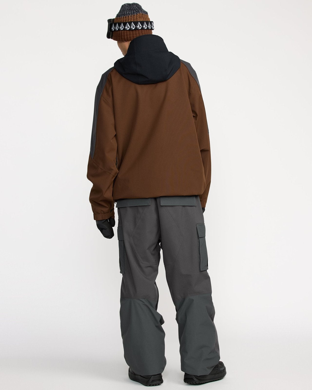 Mens Nwrk Baggy Pant Dark Grey - Image 8