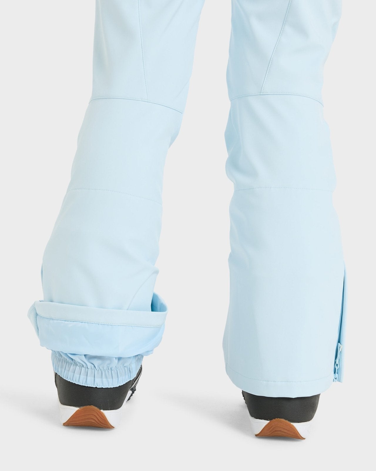 Womens Rising High Snowboard Pants Ice Blue - Image 8