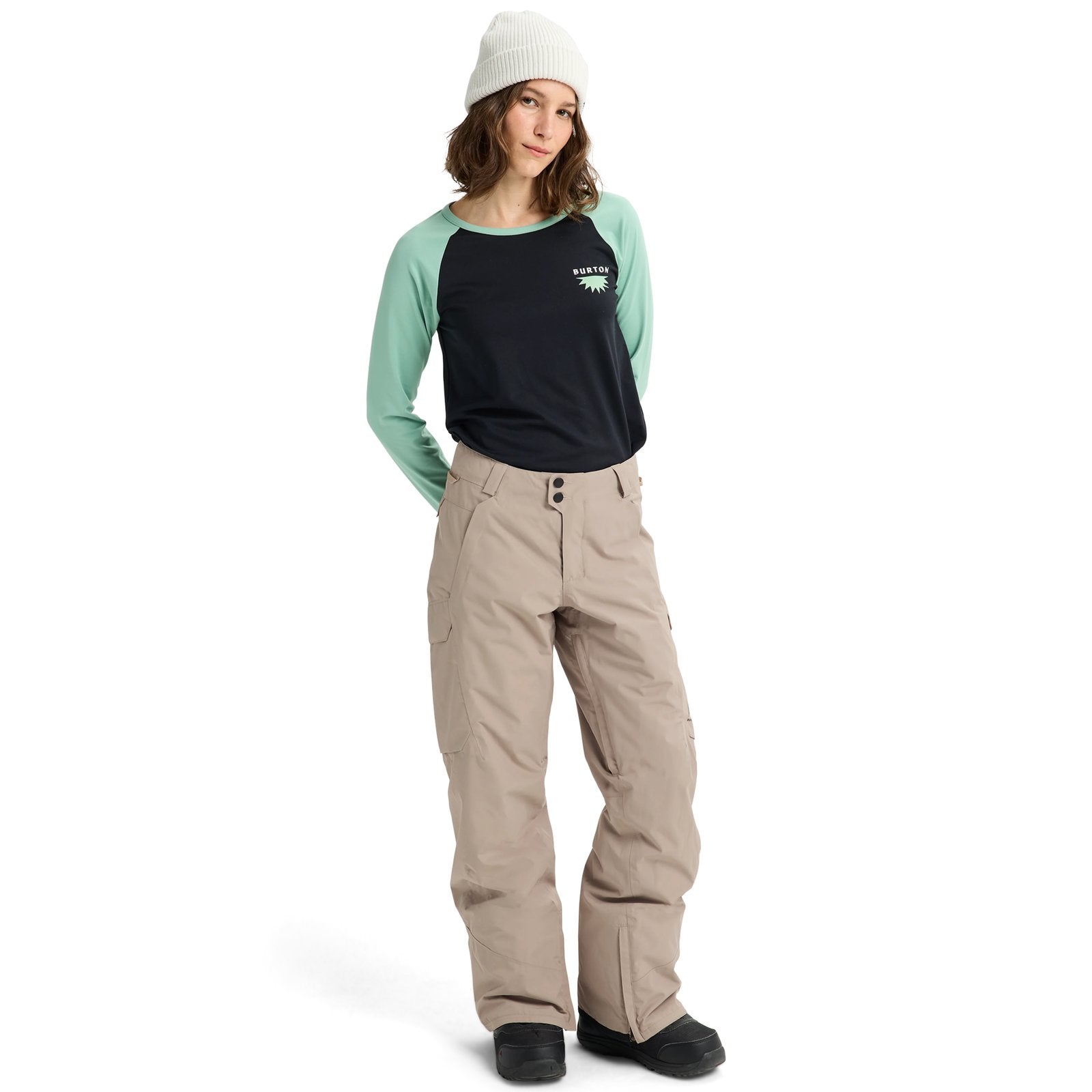 Womens Reserve 2L Insulated Pants Summit Taupe - Image 8