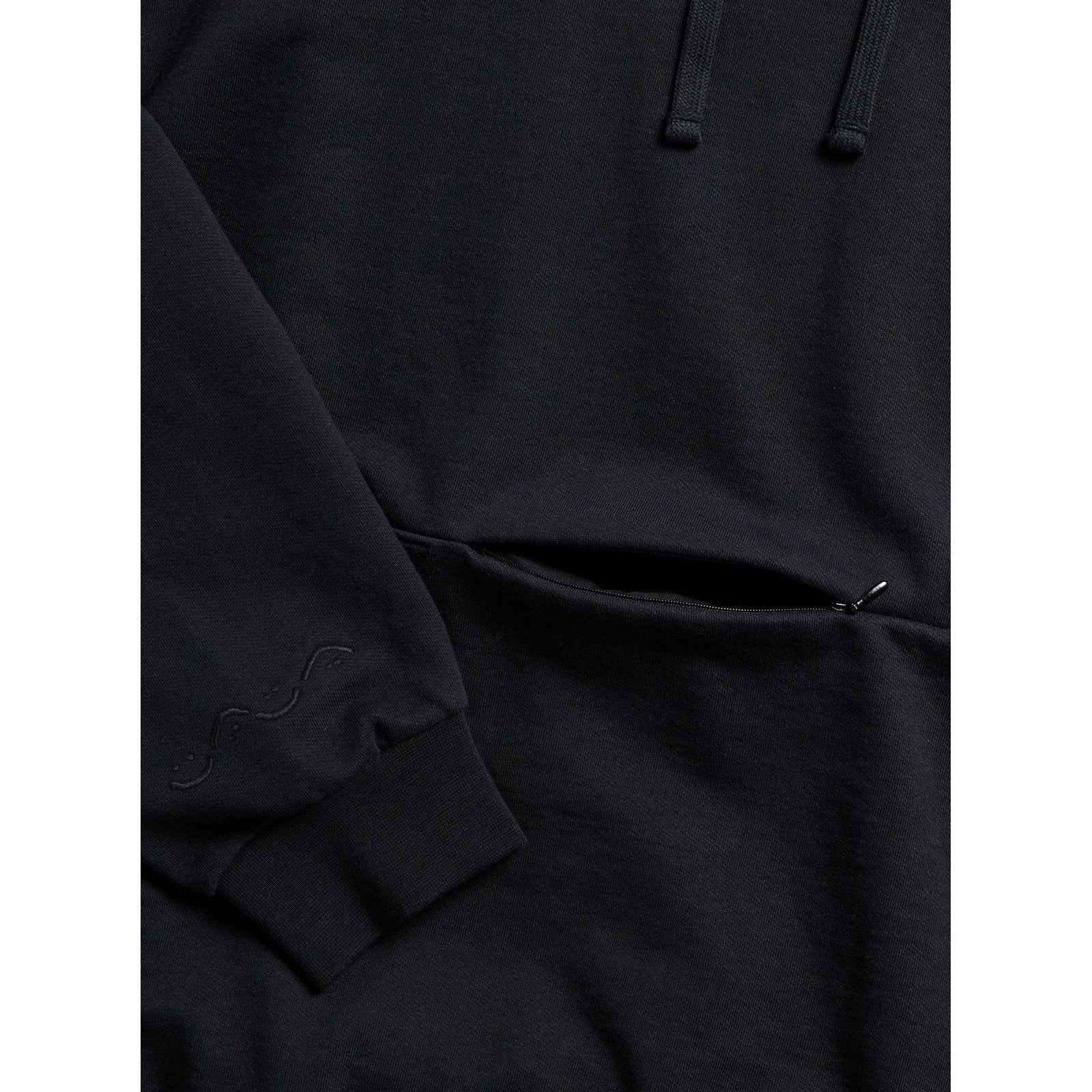 Mens Standard Pullover Hoodie True Black - Image 8