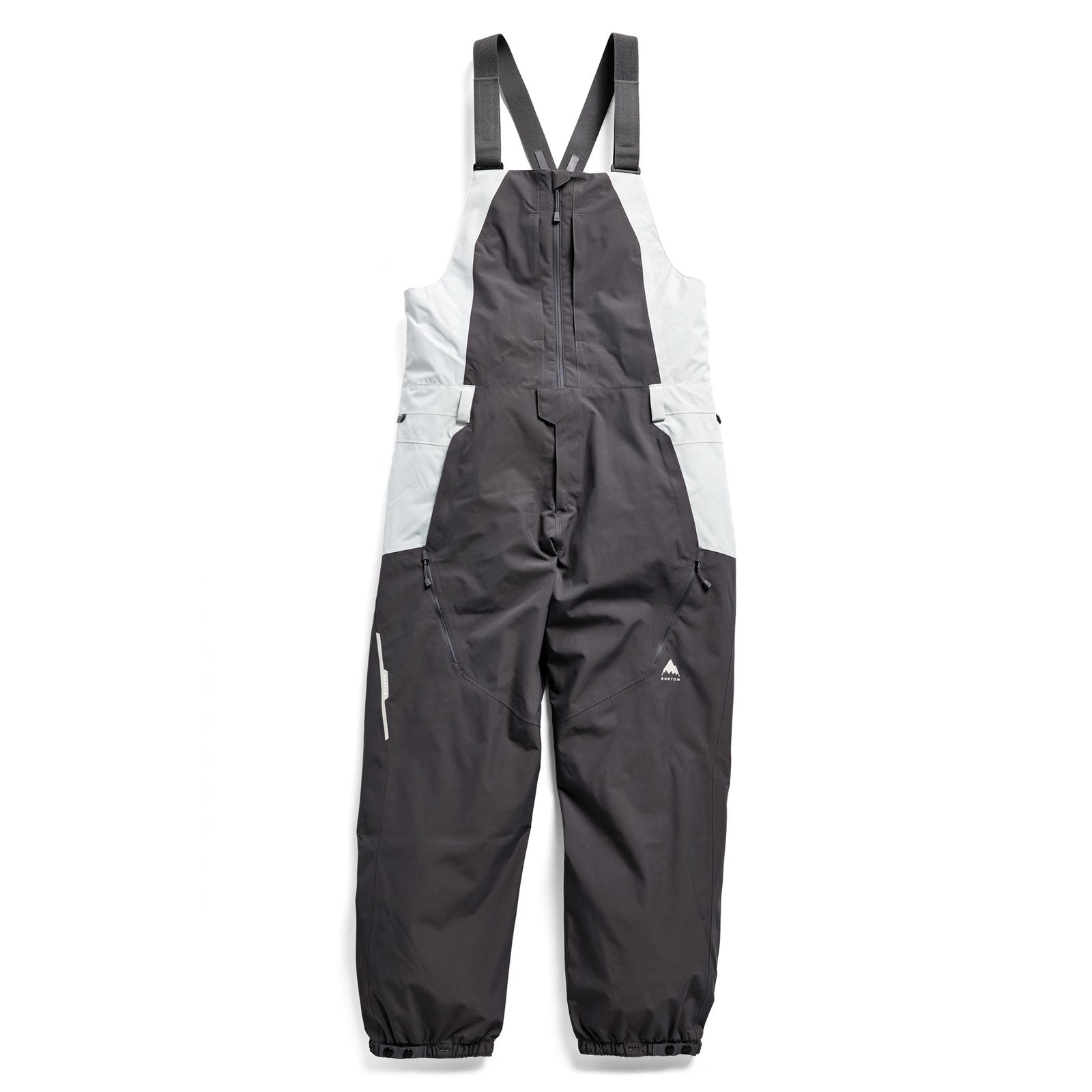 Mens Reserve 2L Relaxed Bib Pants Gotham Gray / Gray Cloud - Image 9