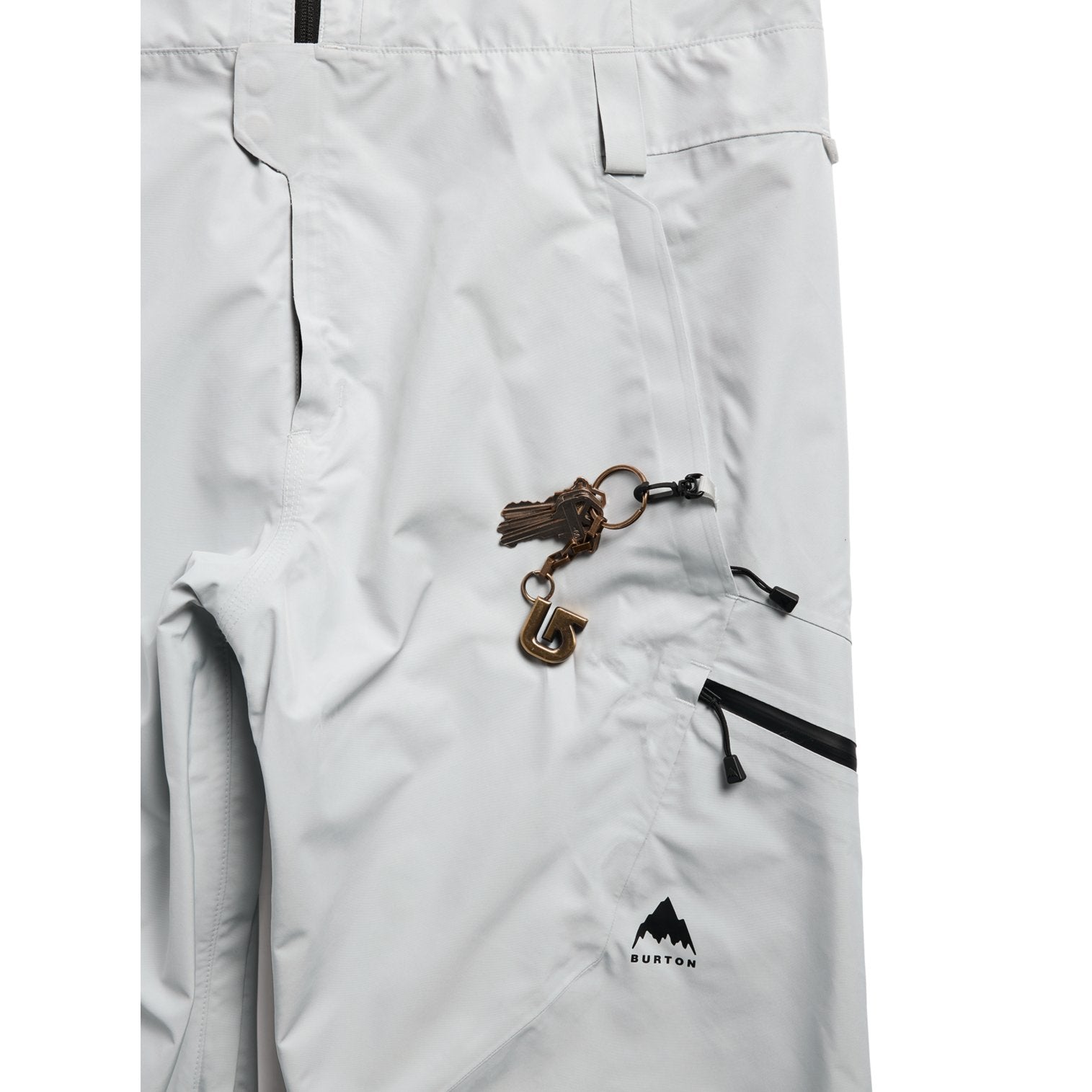 Mens Reserve Gore-Tex 2L Bib Pants Gray Cloud - Image 9