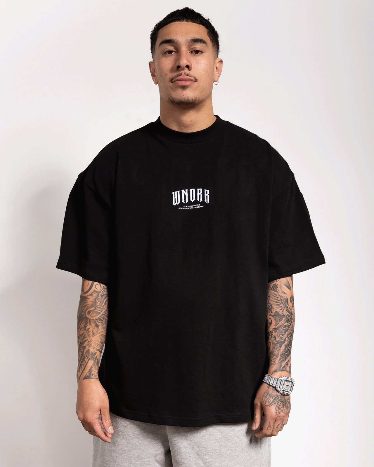 Raider Heavy Weight Tee Black - Image 9