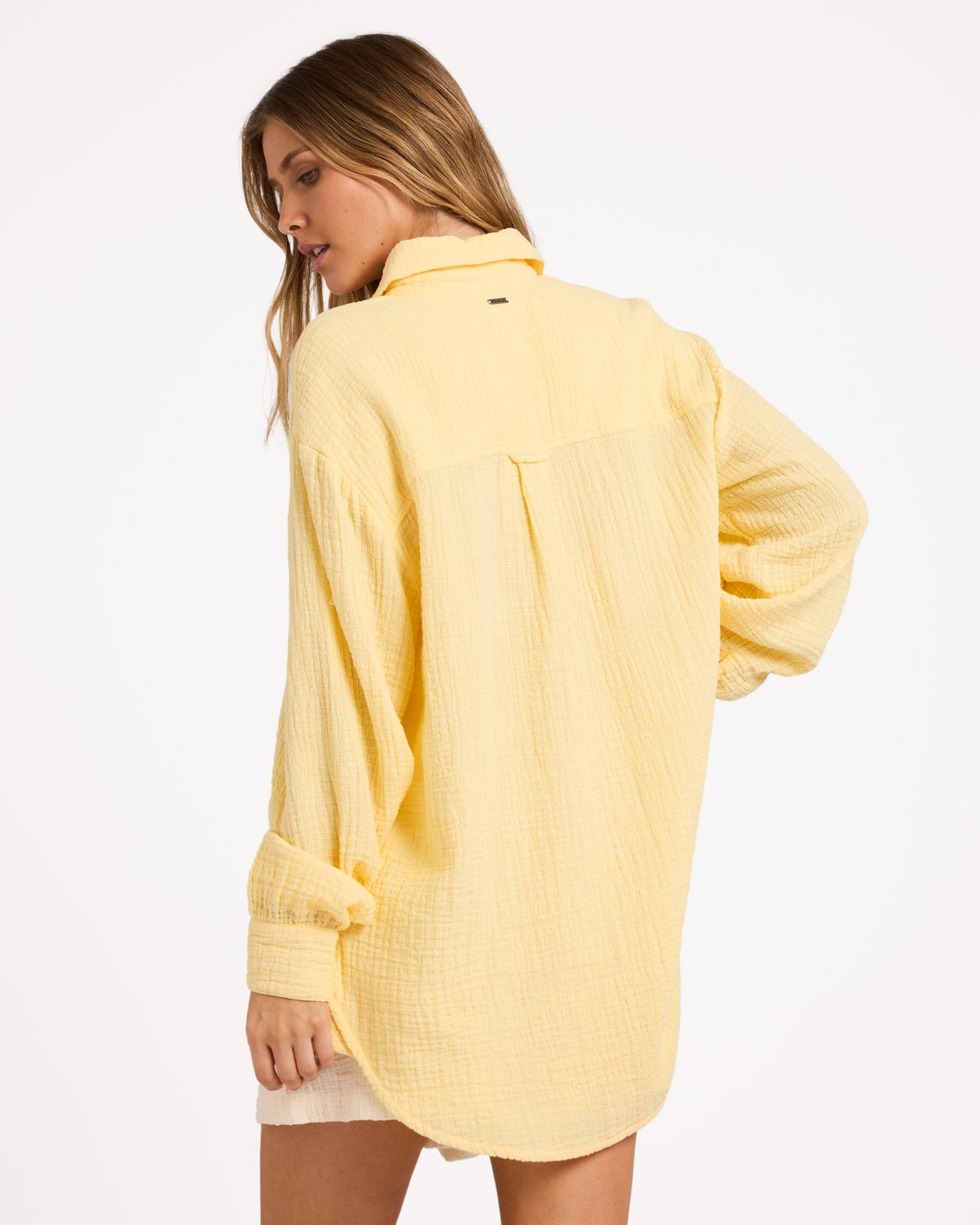 Womens Wandered Long Sleeve Shirt Sunlight - Image 3