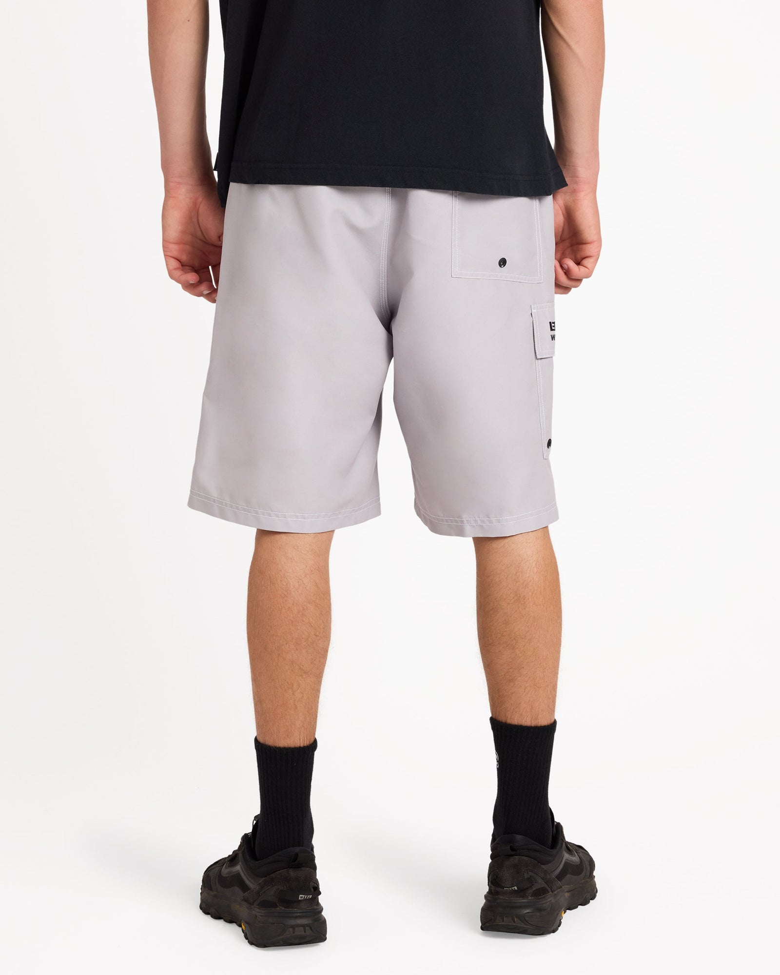 Mens Throw On 22" Shorts Ash - Image 2