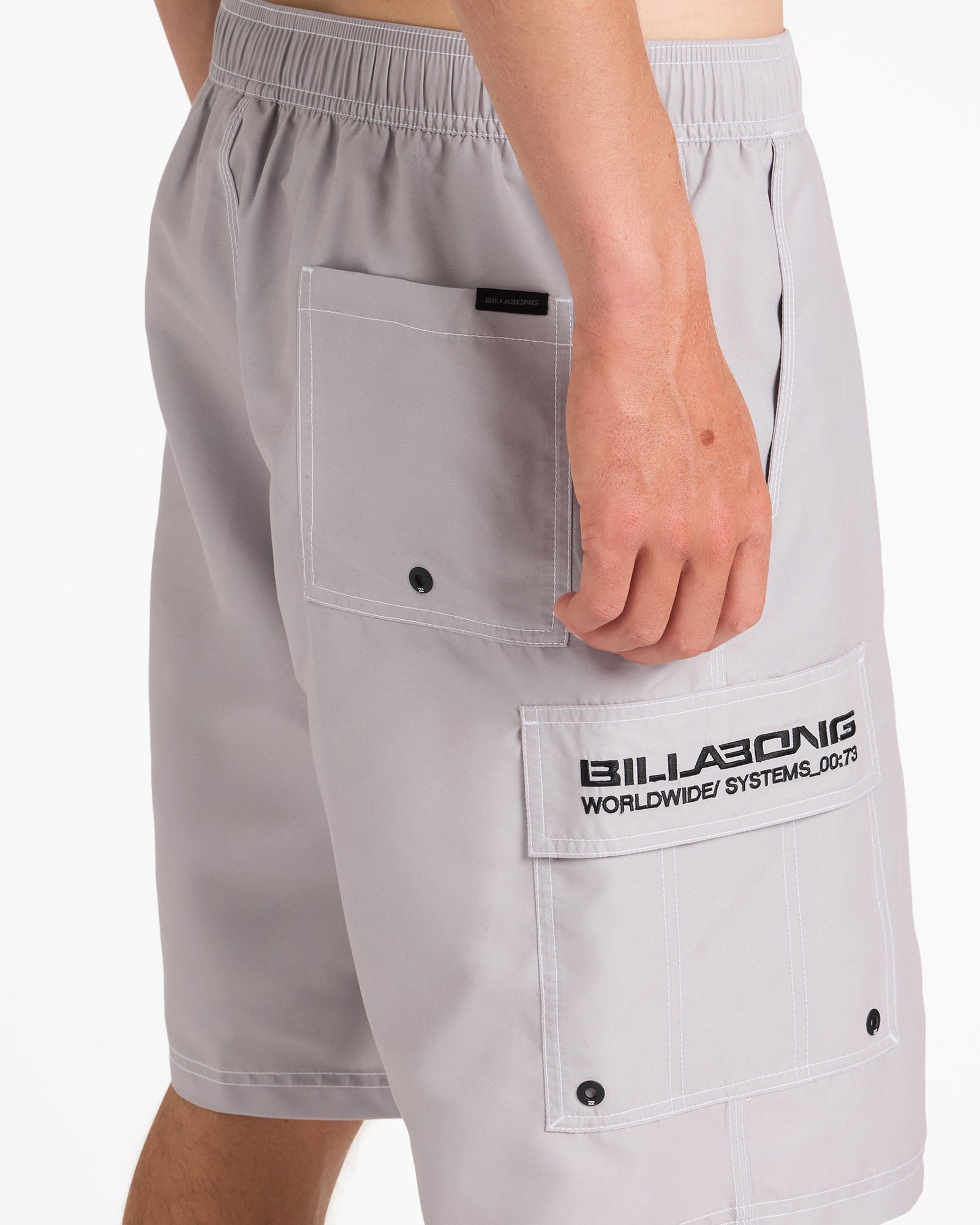 Mens Throw On 22" Shorts Ash - Image 4