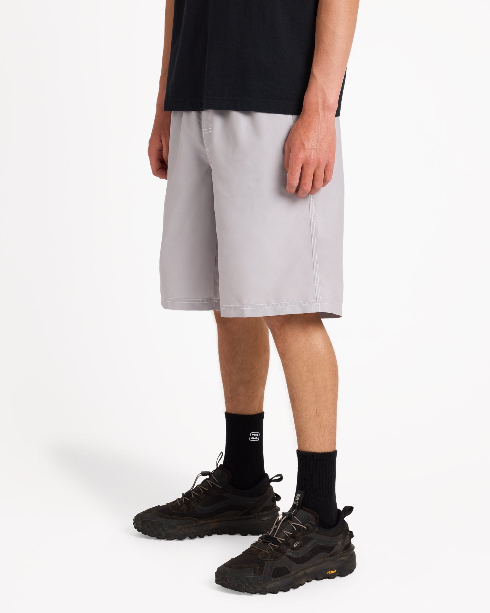 Mens Throw On 22" Shorts Ash - Image 3
