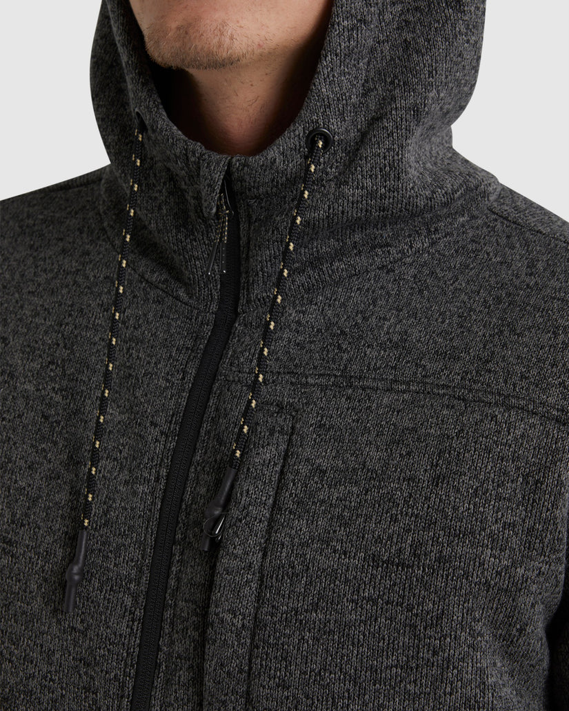Mens A/Div Boundary Sherpa Zip Up Hoodie