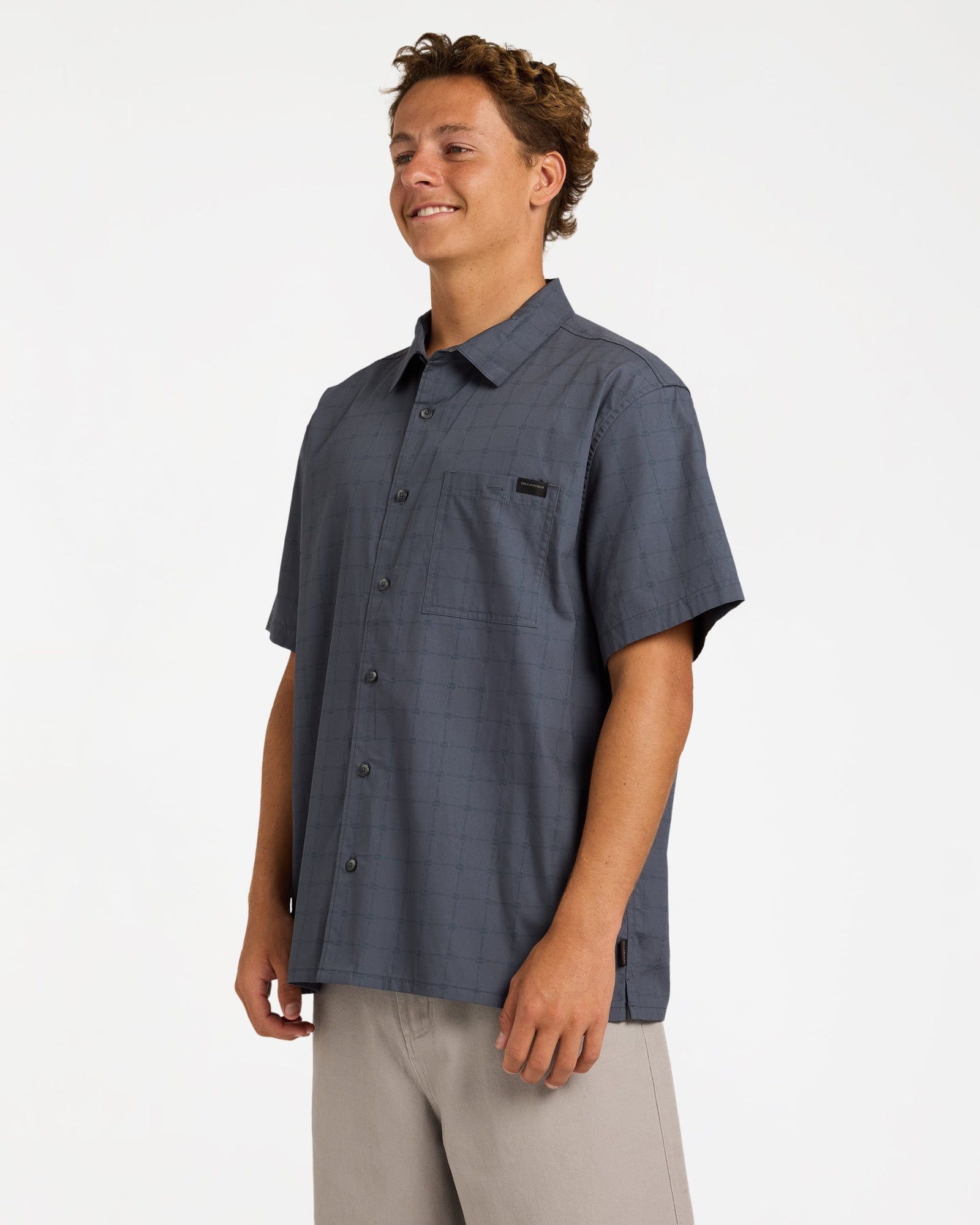Mens Spec Mogul Shirt Navy - Image 3