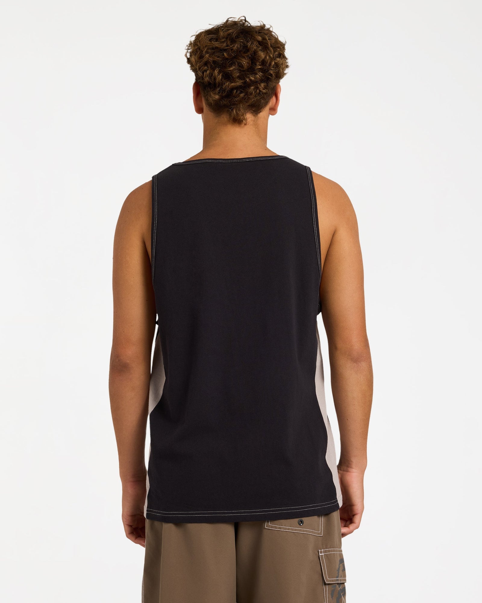 Mens Spec 73 Blast Tank Top Off Black - Image 2