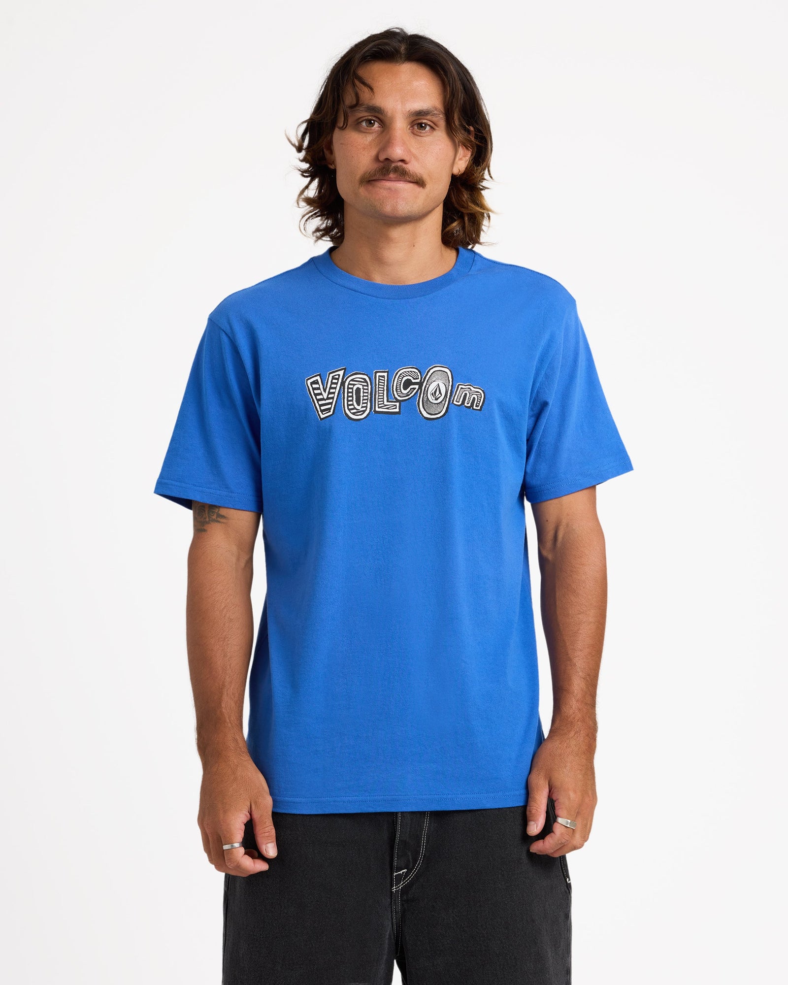 Mens Oh Stoned T-Shirt Regatta Blue - Image 1