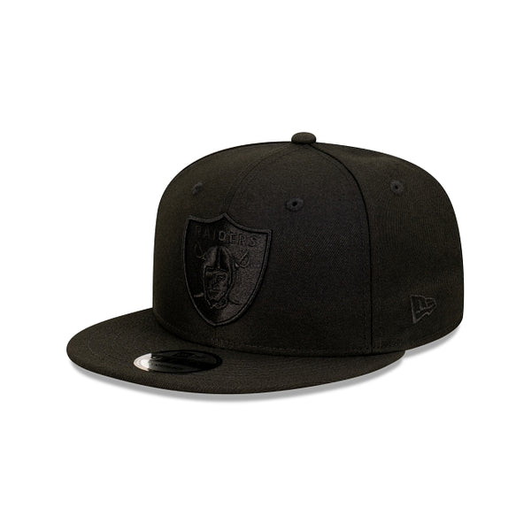 9FIFTY Las Vegas Raiders NFL Essentials Black on Black Snapback Cap
