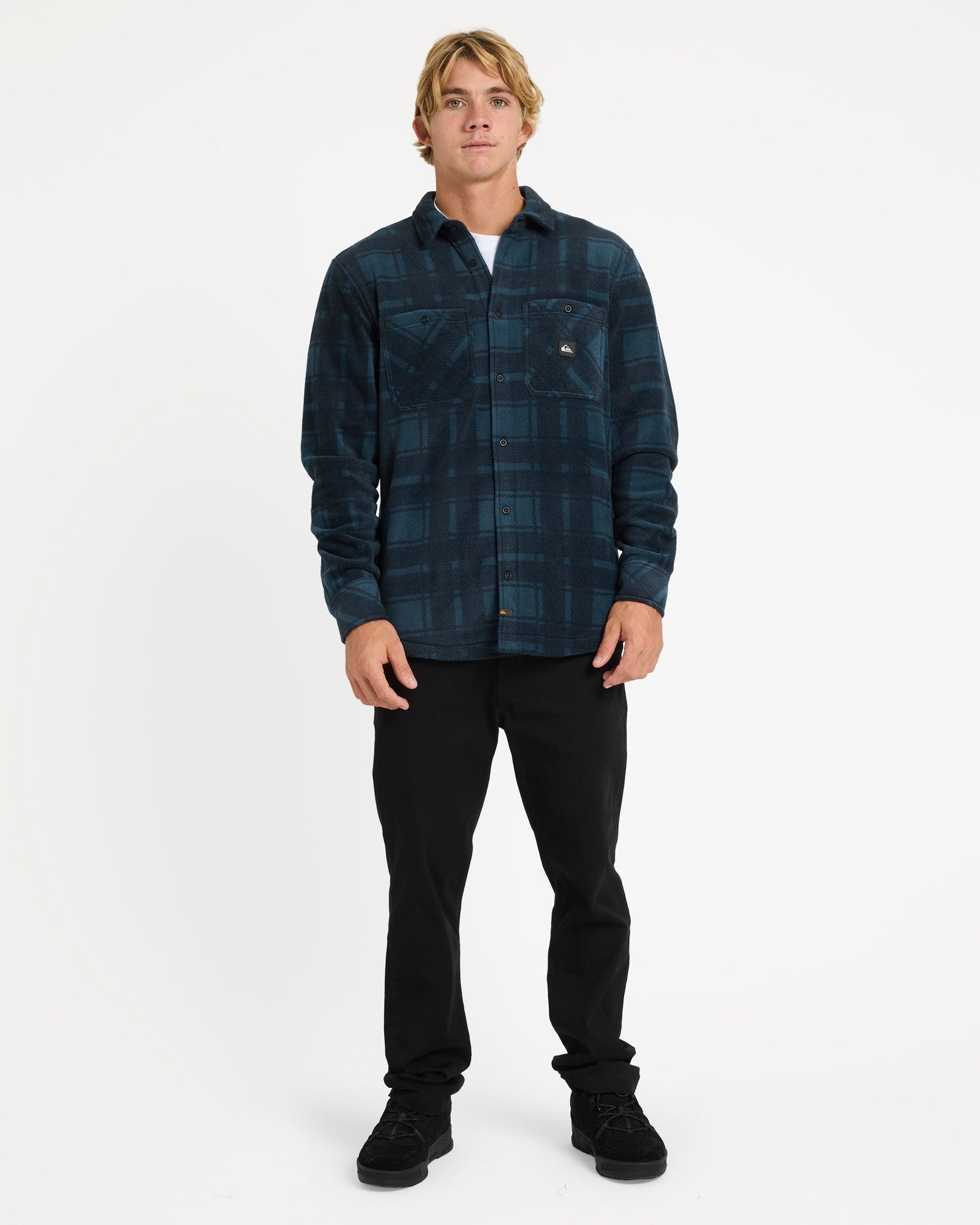 Mens North Sea Expedition III Long Sleeve Shirt Midnight Navy - Image 5