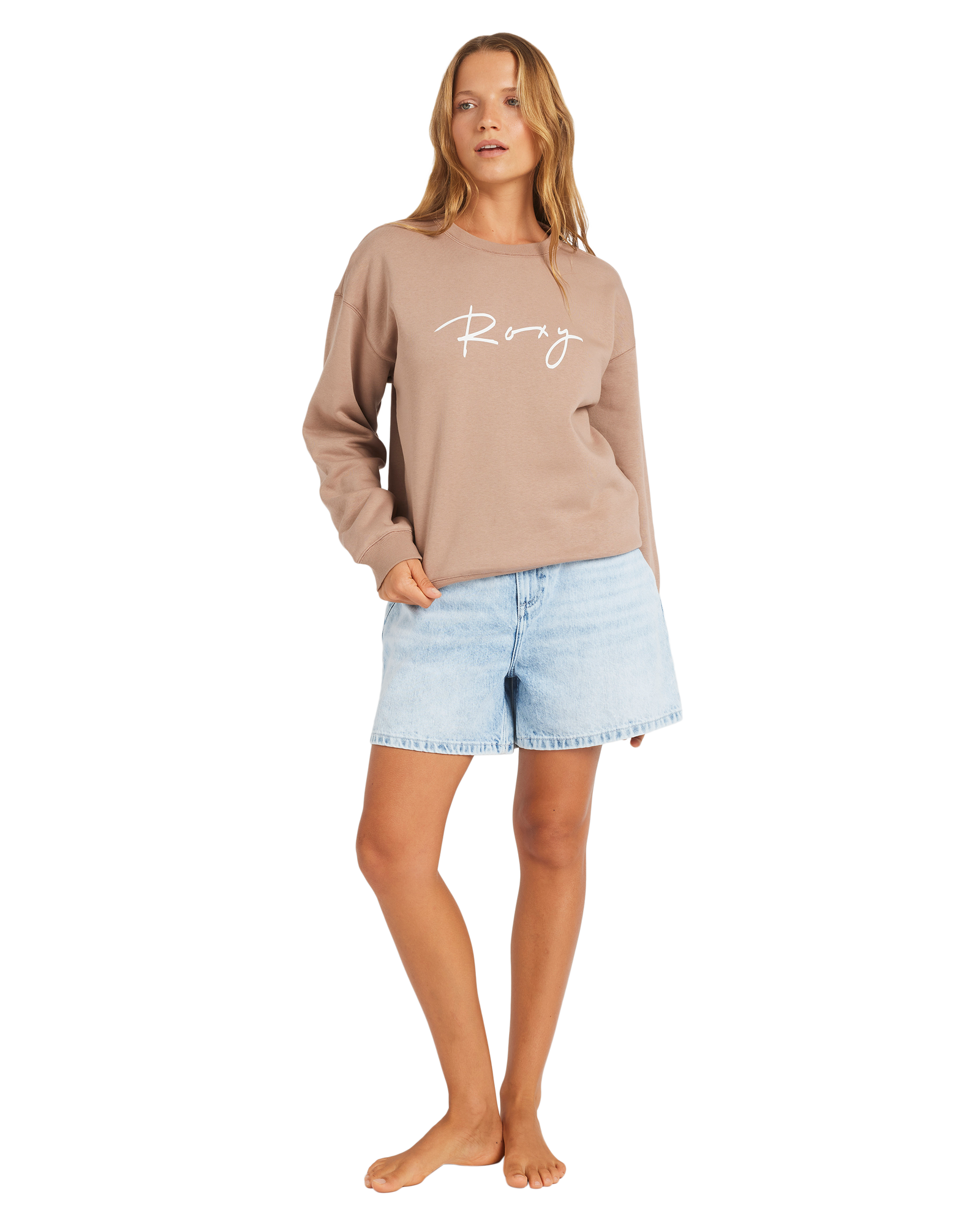 Womens Perfect Place Crew Portabella - Image 2
