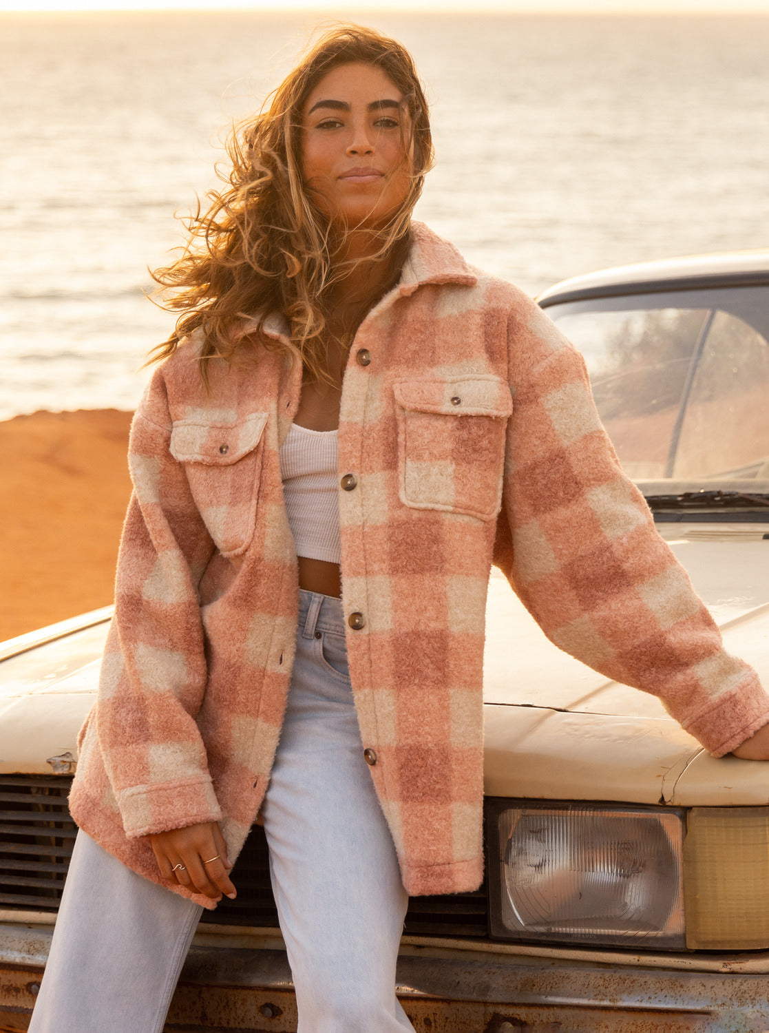 Womens Over And Above Polar Fleece Jacket